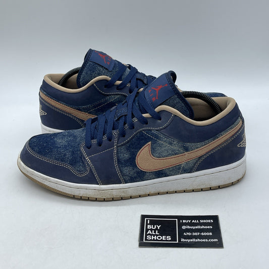 Size 11 - Air Jordan 1 SE Low Denim (DH1259-400)