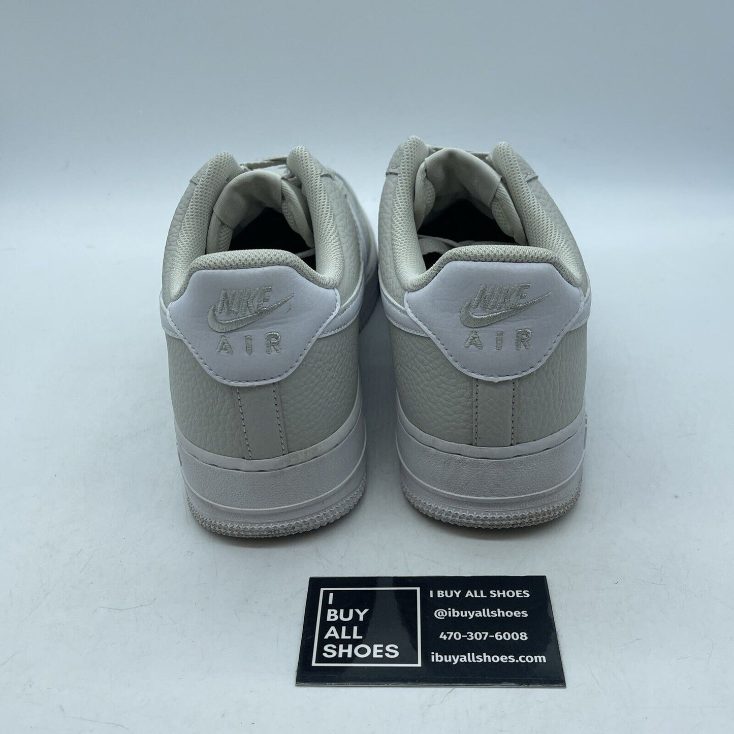 Size 10 - Nike Air Force 1 '07 Light Bone White Tan Leather (CT2302-001)