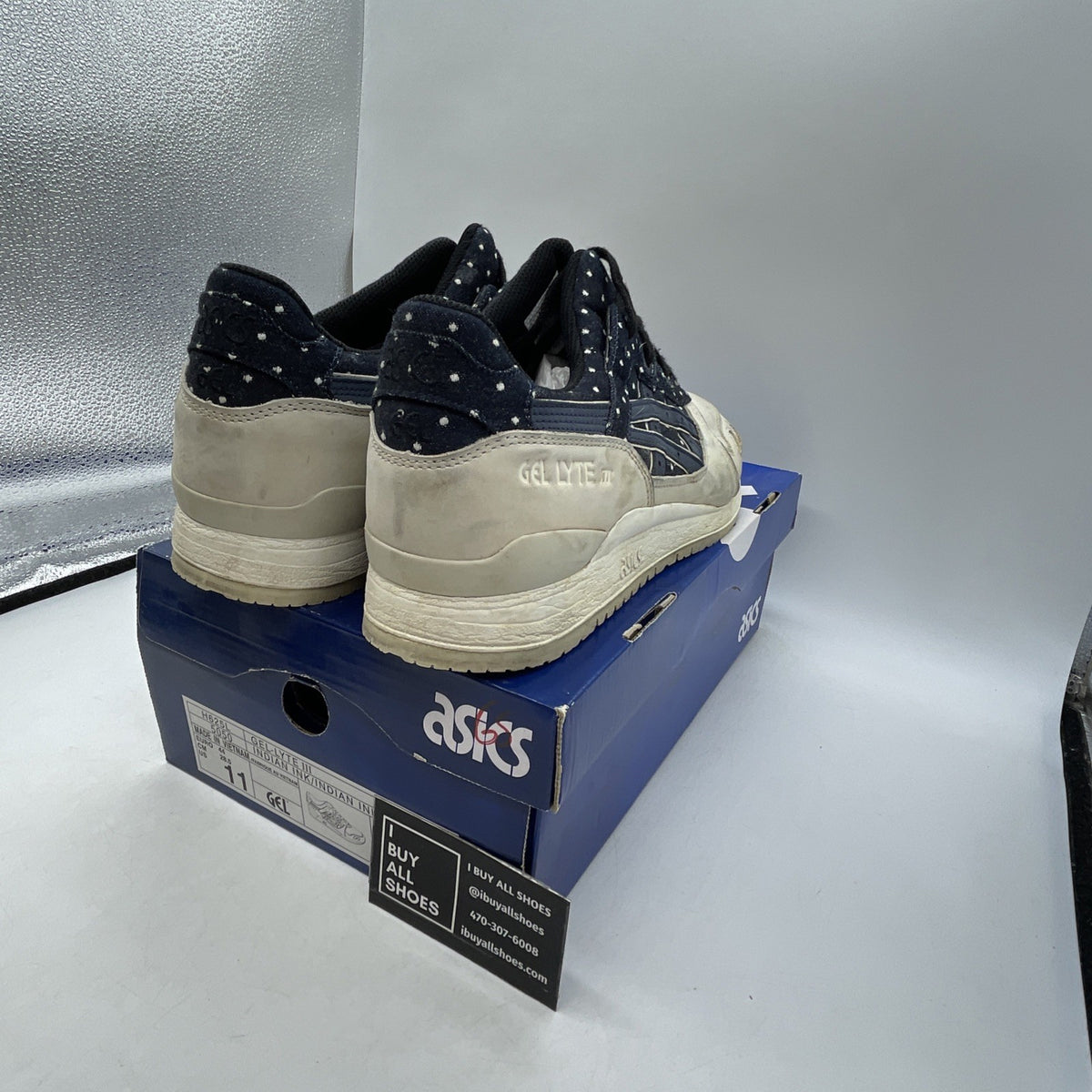 Size 11 - Asics Gel-Lyte III Japanese Denim Indian (H625L5050)