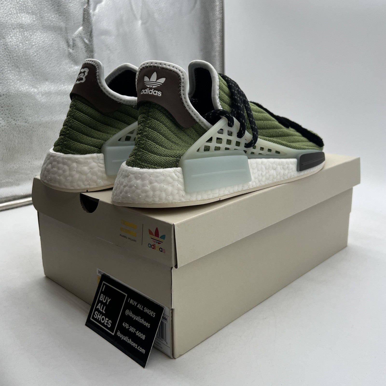 Size 10 - adidas BBC Ice Cream x Pharrell x NMD Human Race Running Dog (GZ1664)