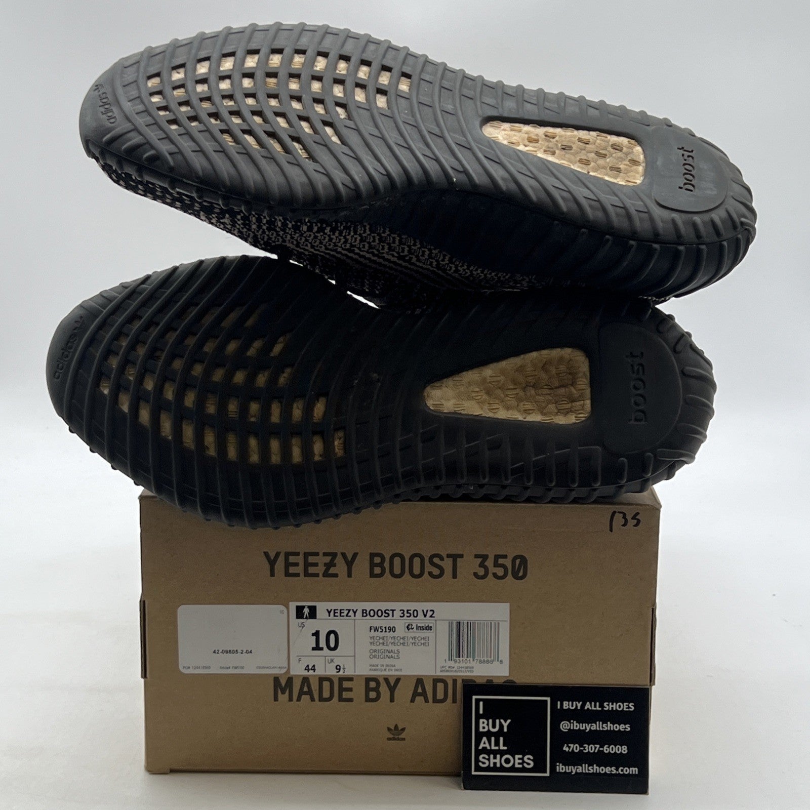 Size 10 - adidas Yeezy Boost 350 V2 Yecheil Non-Reflective (FW5190)