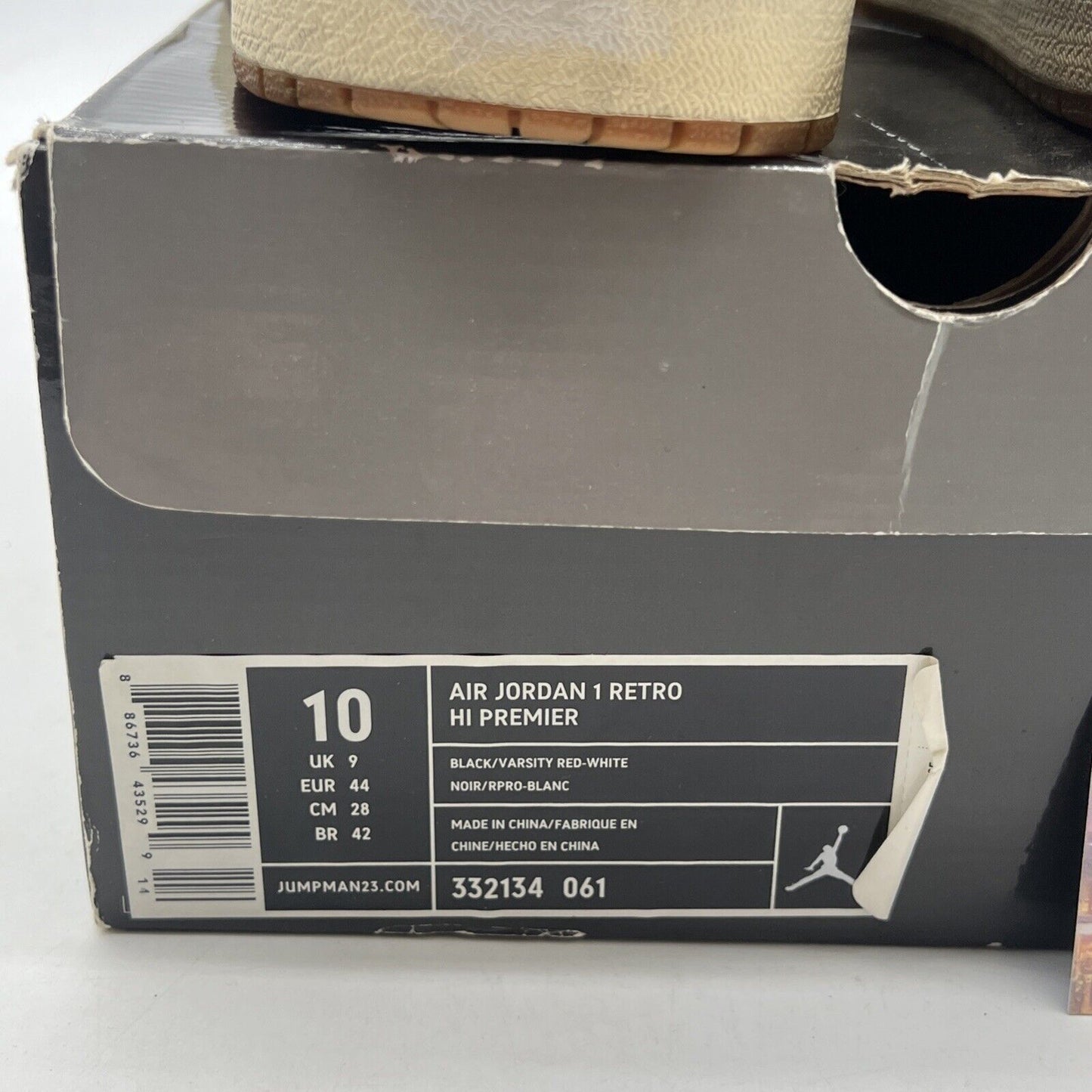 Size 10 - Air Jordan 1 Retro Premier High Laser (332134-061)