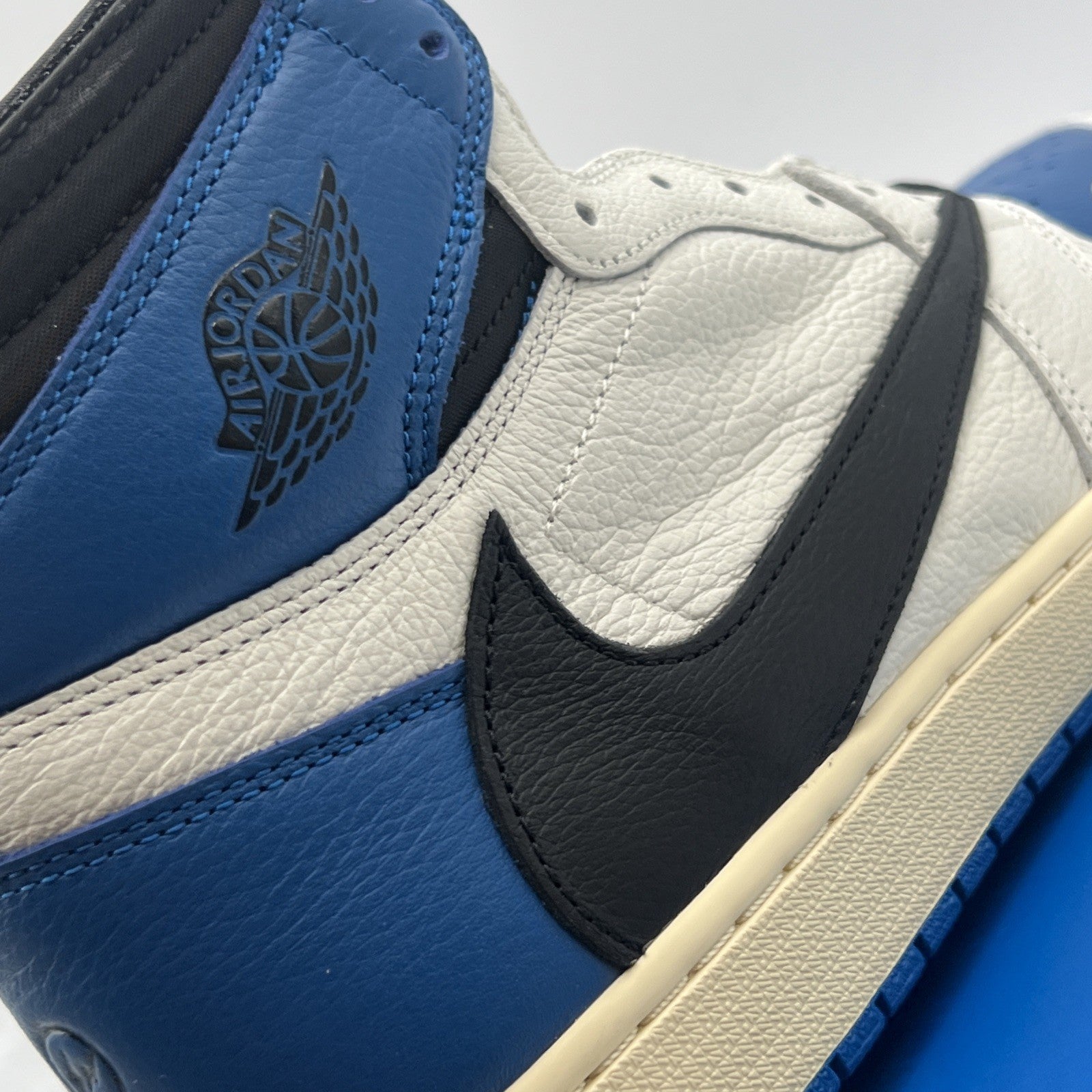 Size 12 - Air Jordan 1 Retro x Fragment Design x Travis Scott High Blue