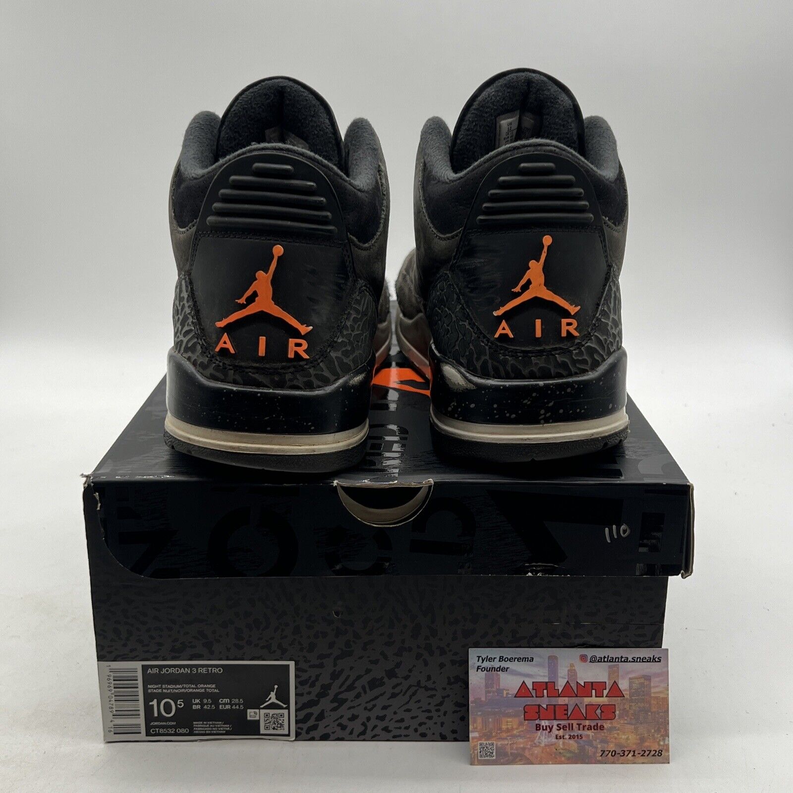 Size 10.5 - Jordan 3 Retro 2023 Mid Fear (CT8532-080)