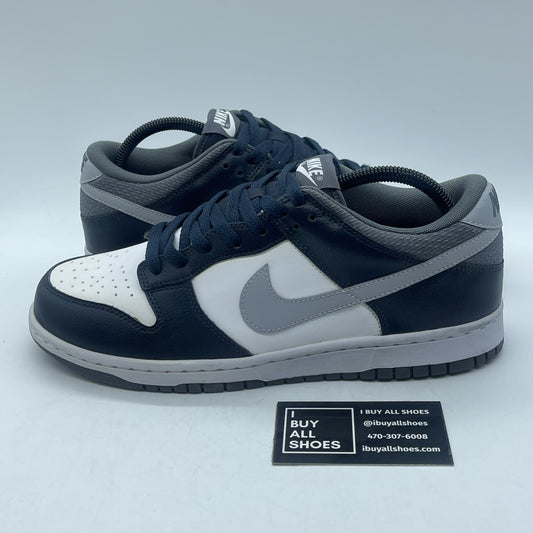 Size 9 - Nike Dunk Low Wolf Grey Light Obsidian Georgetown Youth W (318019-112)