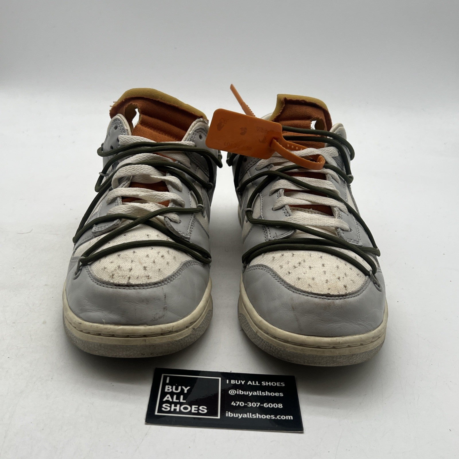 Size 11.5 - Nike Off-White x Dunk Low Lot 22 of 50 (DM1602-124)