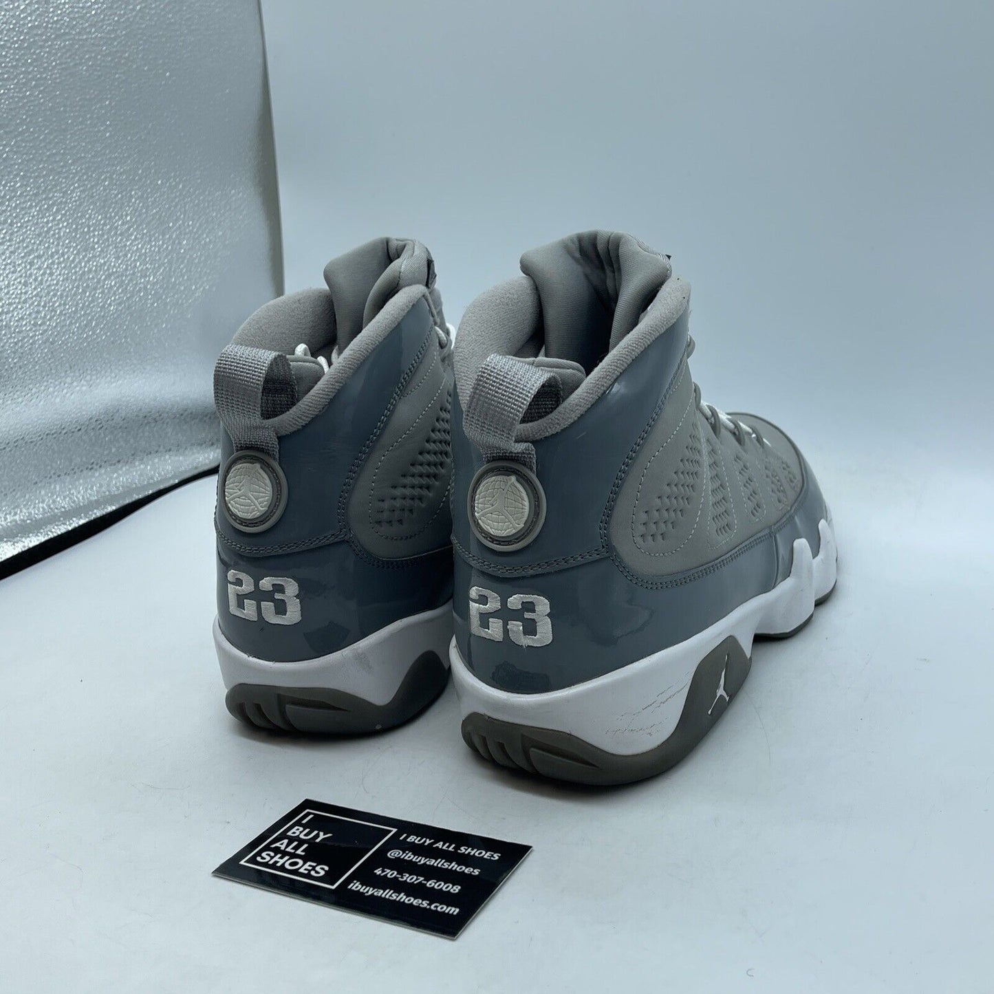 Size 10 - Air Jordan 9 Retro 2012 Cool Grey White Leather (314996-330)