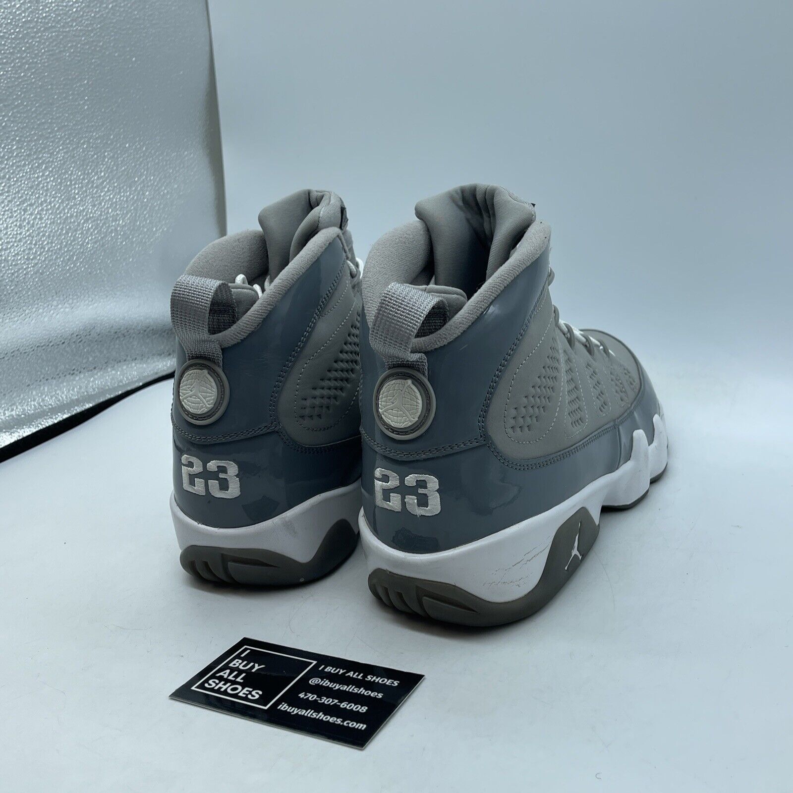 Size 10 - Air Jordan 9 Retro 2012 Cool Grey White Leather (314996-330)