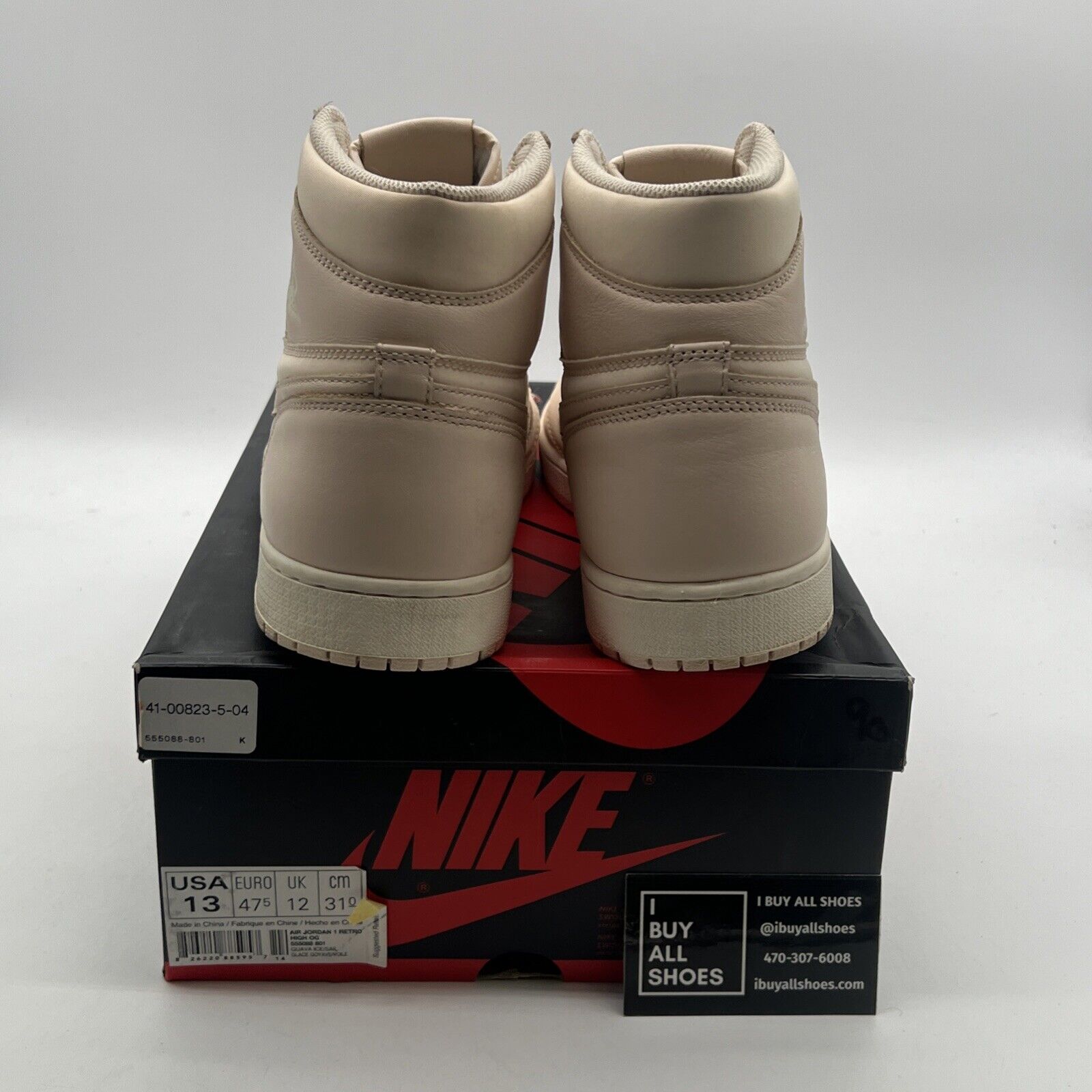 Size 13 - Air Jordan 1 Retro OG High Guava Ice (555088-801)