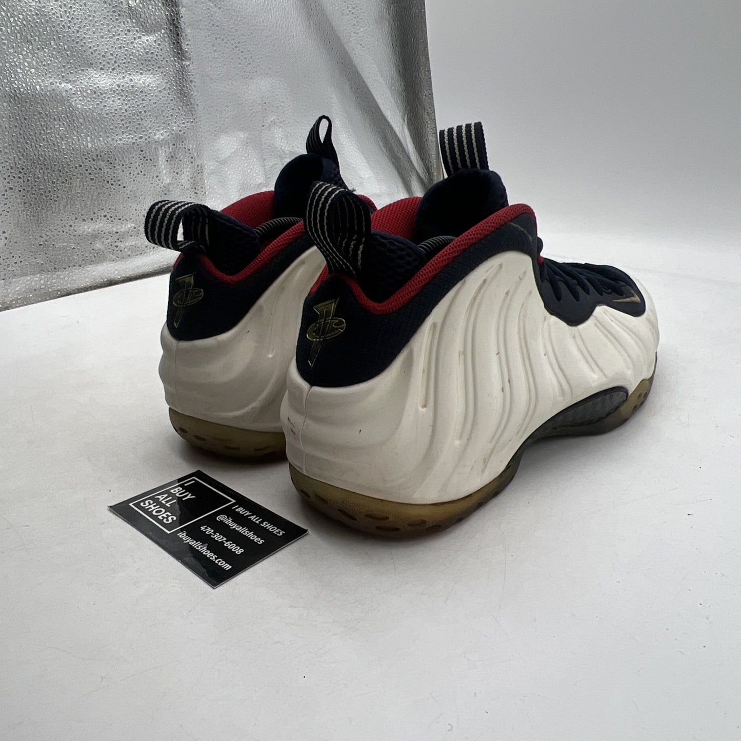 Size 9.5 - Nike Air Foamposite One PRM Olympic (575420-400)