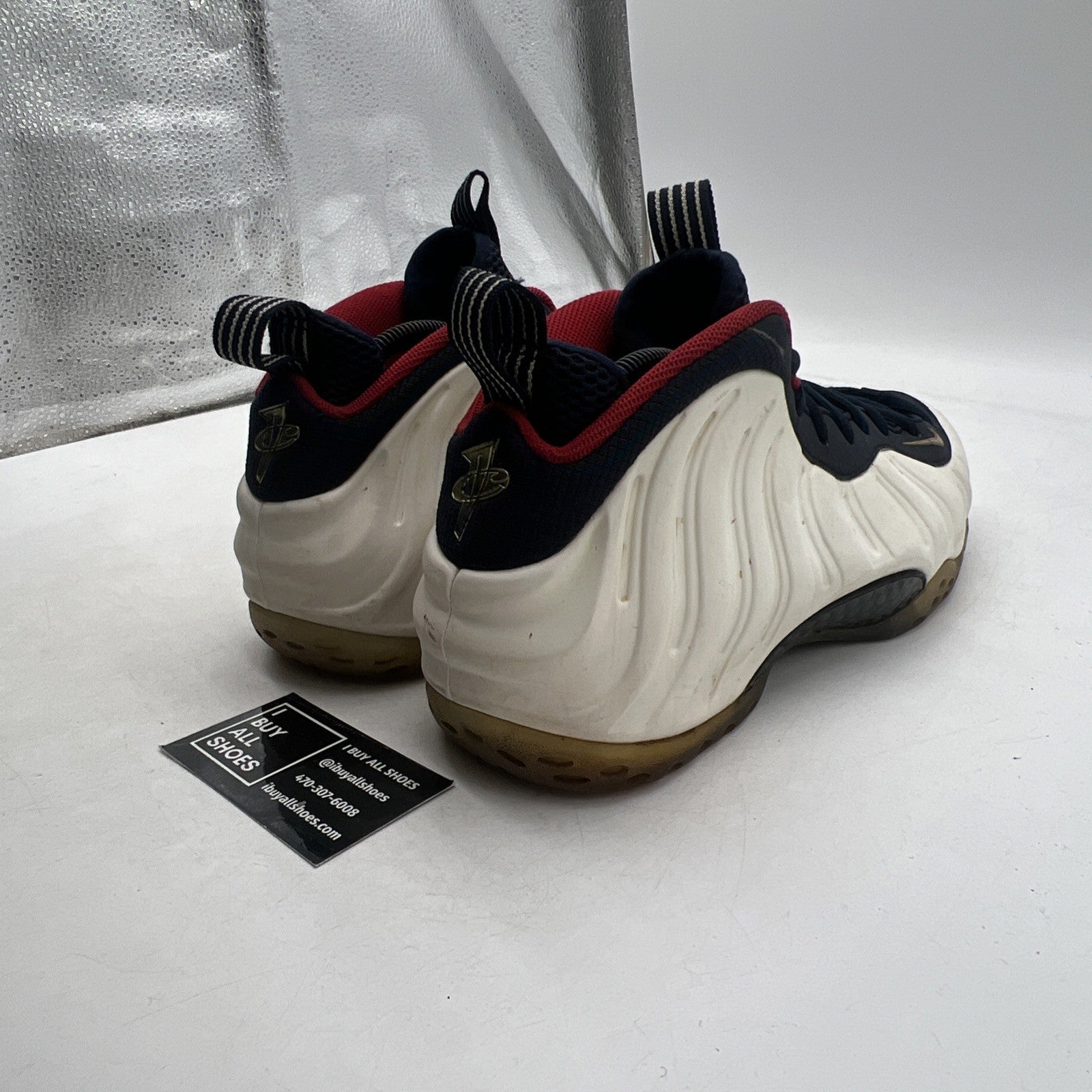 Size 9.5 - Nike Air Foamposite One PRM Olympic (575420-400)