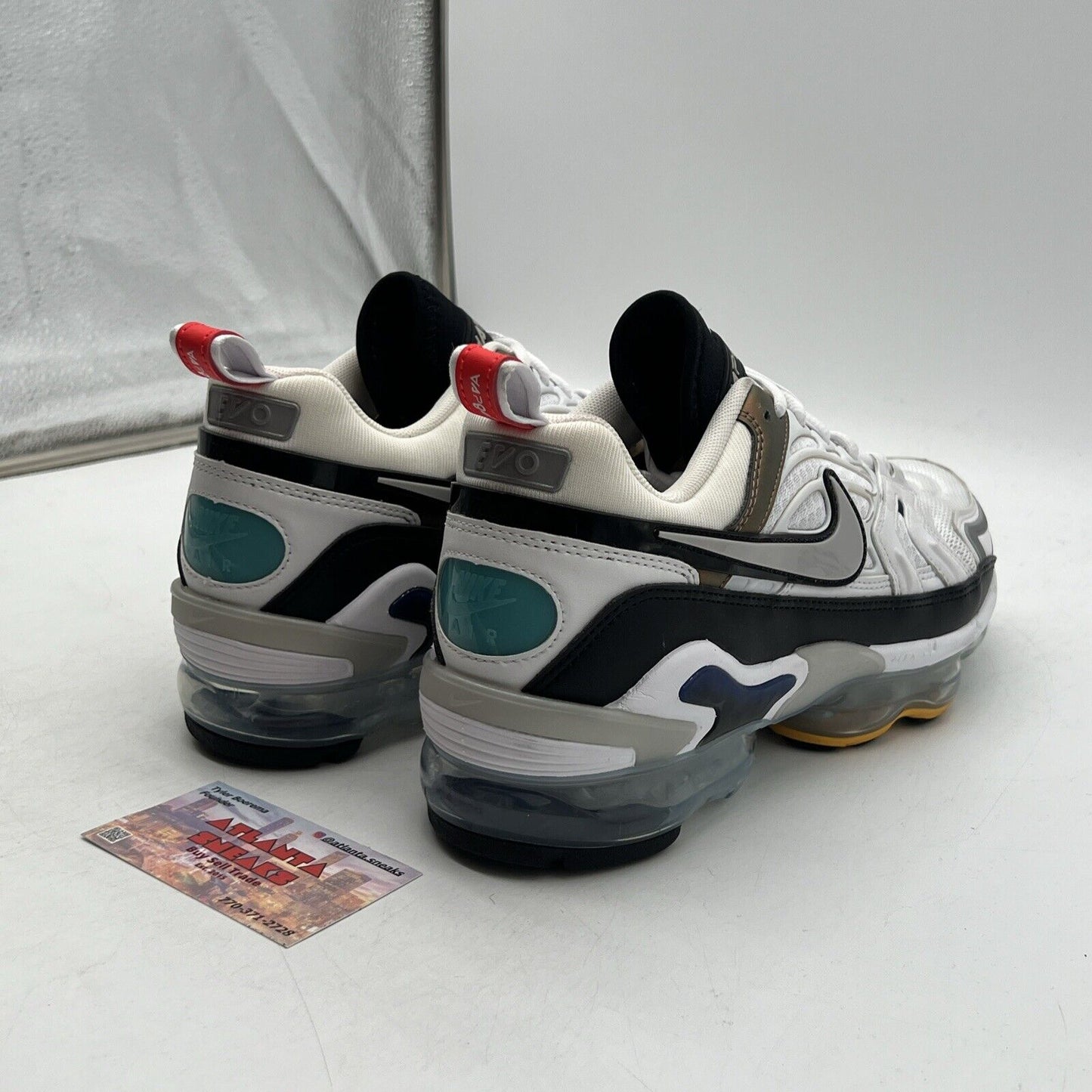 Size 11W - Nike Air VaporMax EVO Evolution of Icon W Navy Yellow  (DC9113-100)