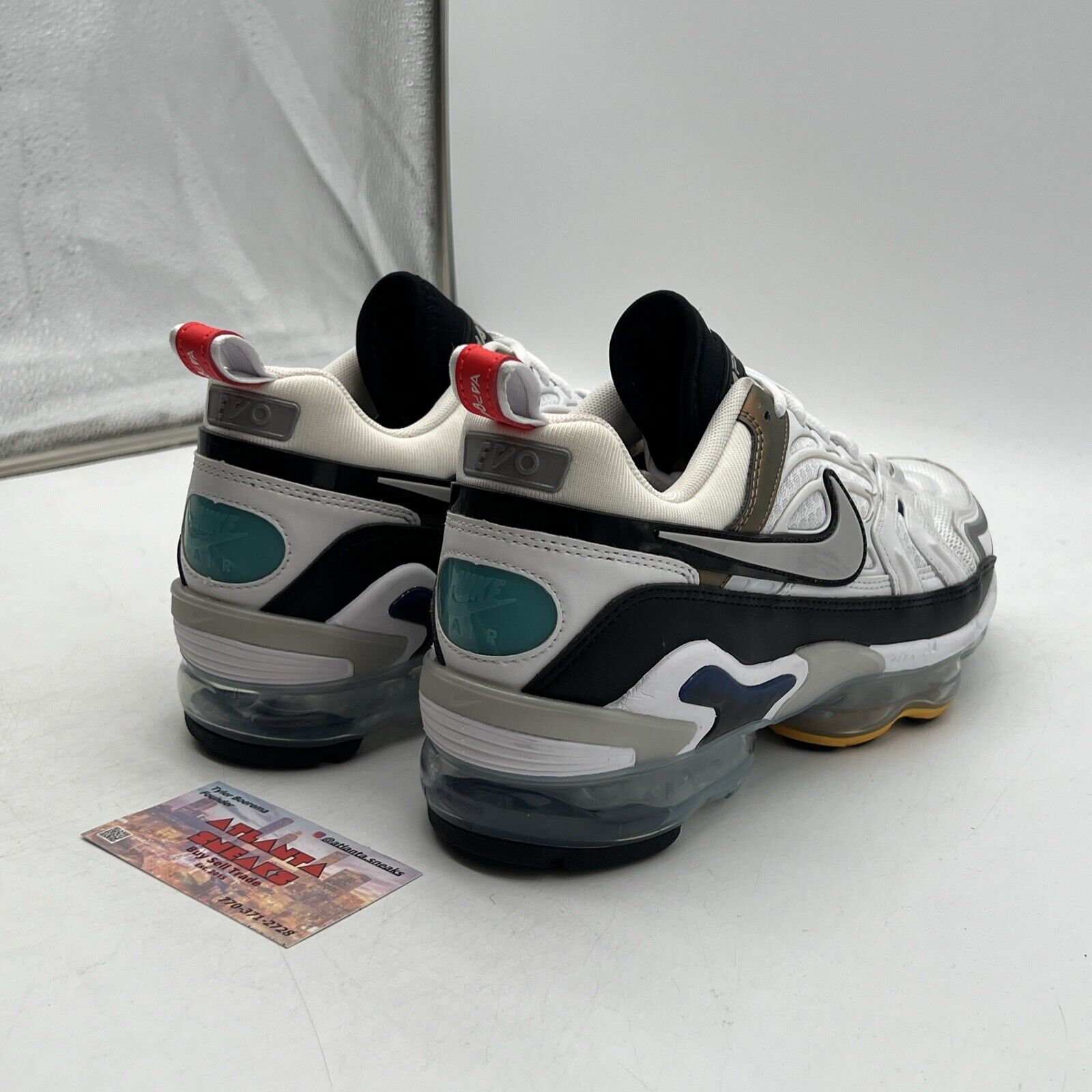 Size 11W - Nike Air VaporMax EVO Evolution of Icon W Navy Yellow  (DC9113-100)