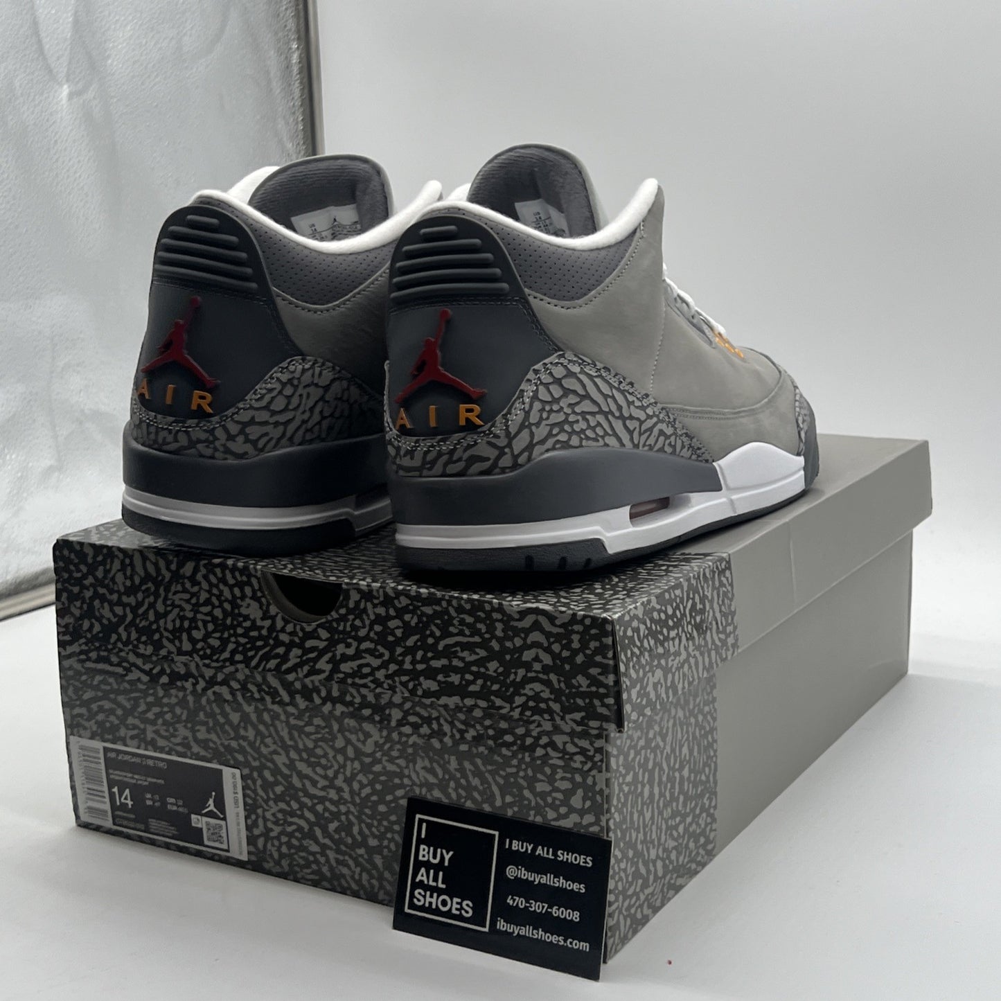 Size 14 - Air Jordan 3 Retro Mid Cool Grey (CT8532-012)