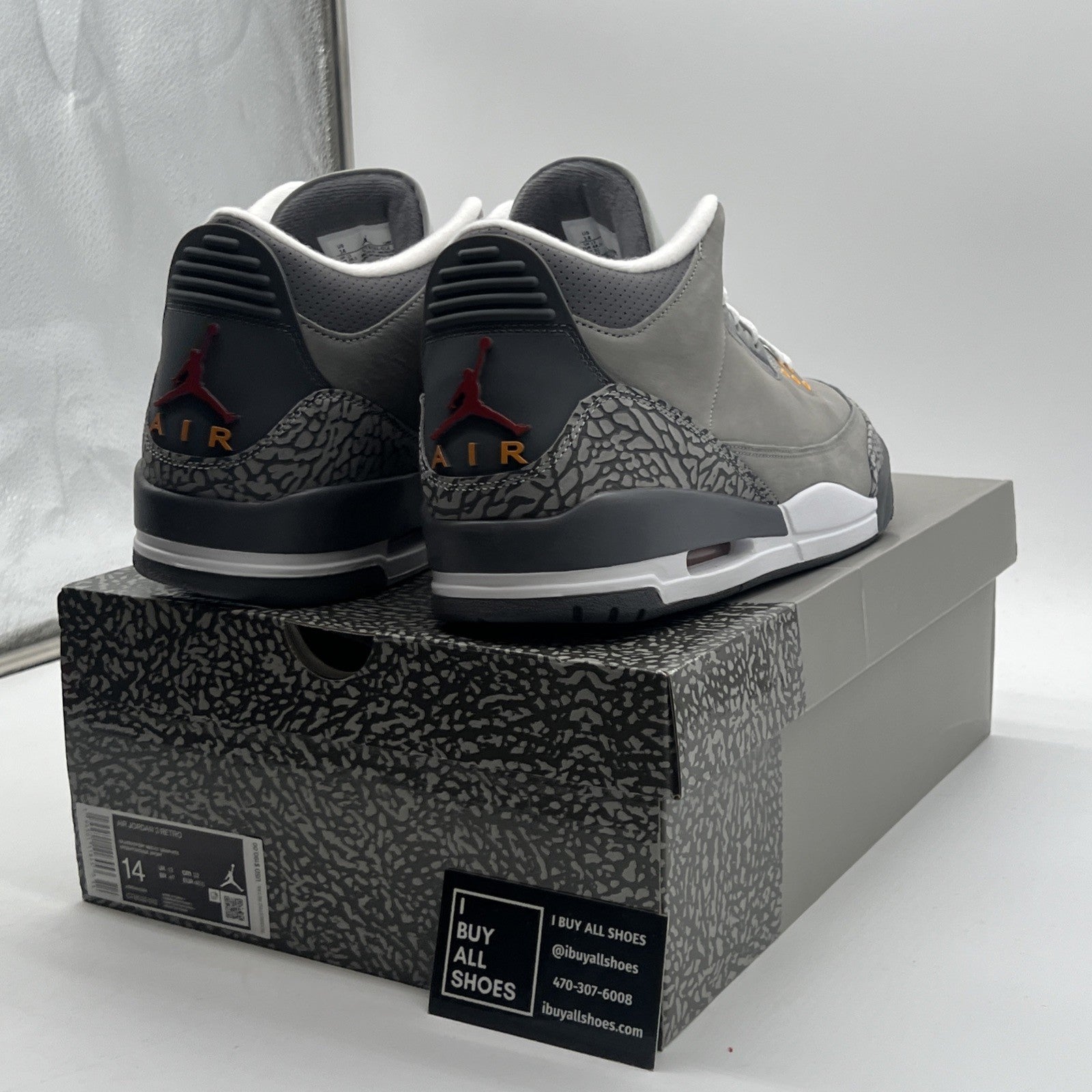 Size 14 - Air Jordan 3 Retro Mid Cool Grey (CT8532-012)