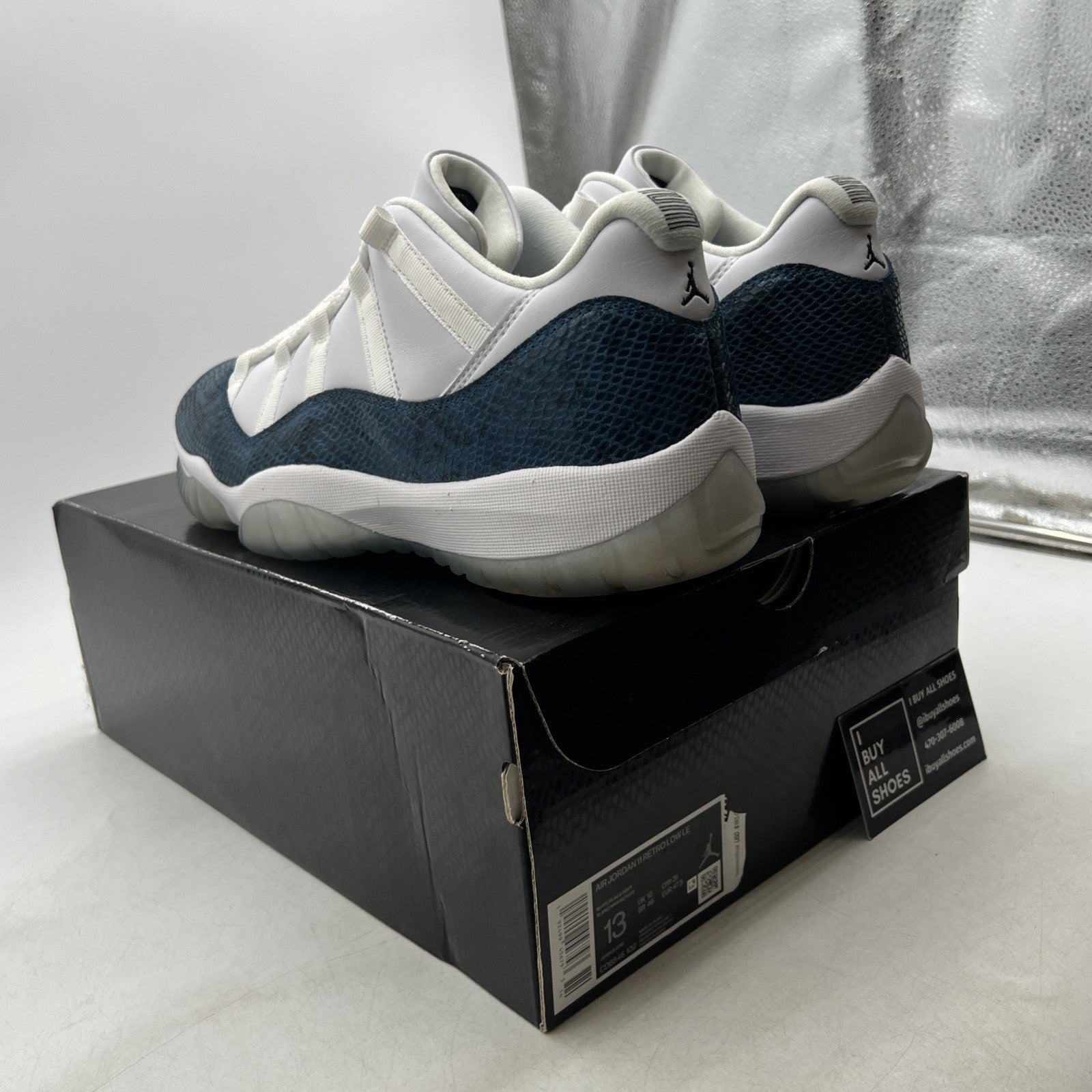 Size 13 - Air Jordan 11 Retro Low Snakeskin 2019 (CD6846-102)