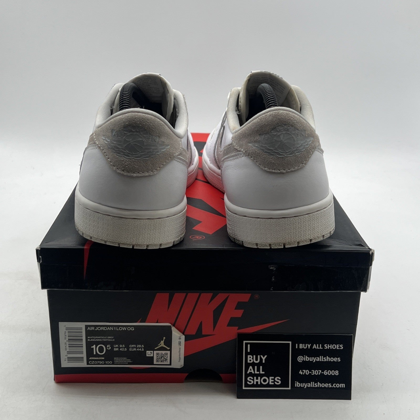Size 10.5 - Air Jordan 1 Low OG Neutral Gray (CZ0790-100)