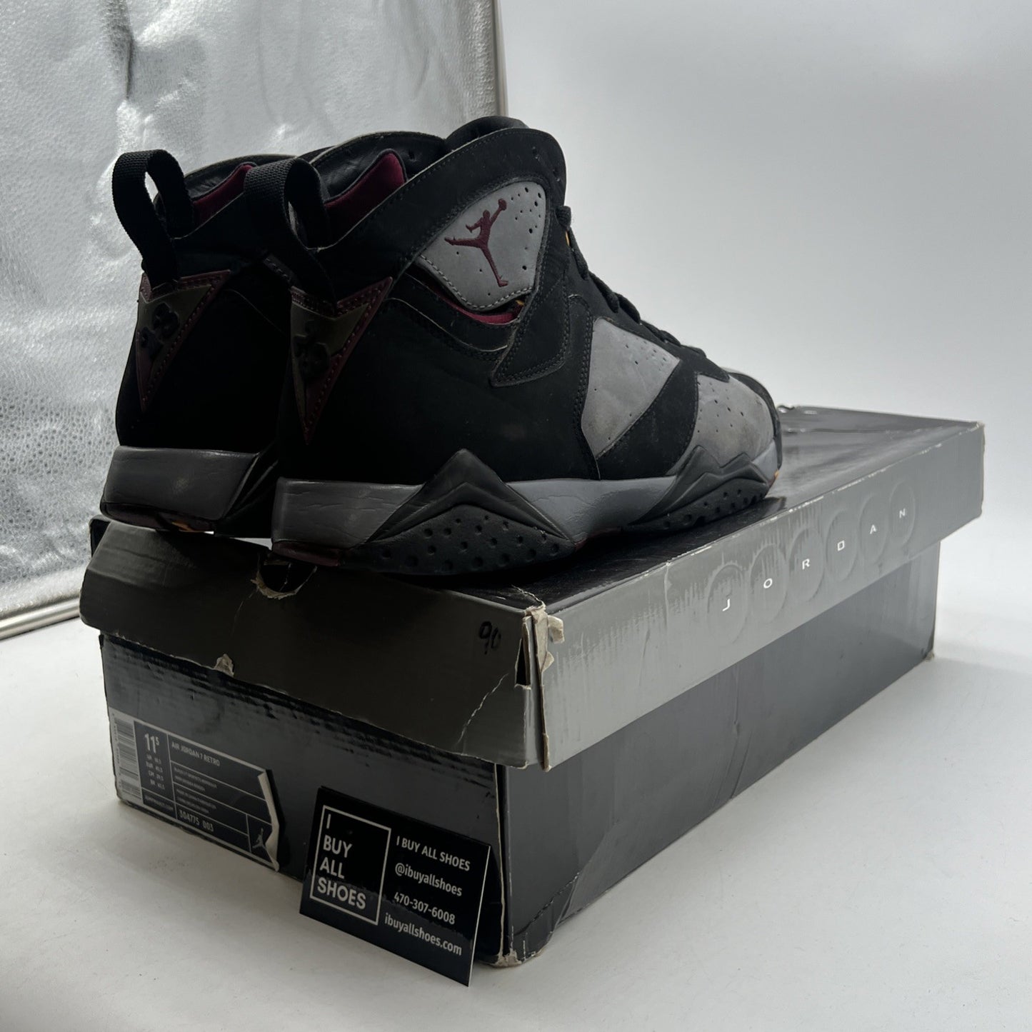 Size 11.5 - Air Jordan 7 Retro 2011 Bordeaux (304775-003)