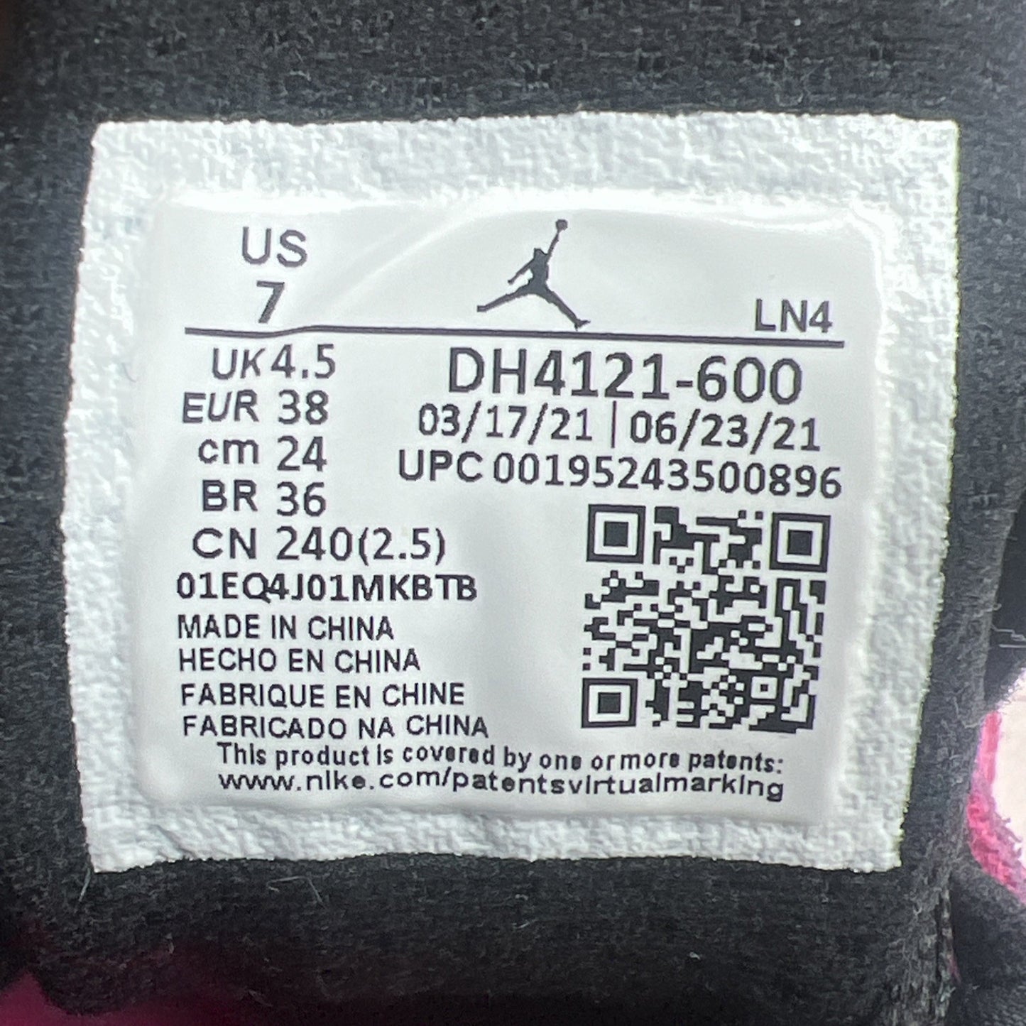 Size 7 - Air Jordan 14 Retro Low Shocking Pink W (DH4121-600)