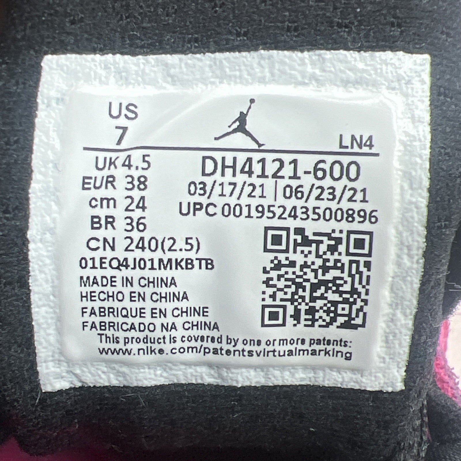 Size 7 - Air Jordan 14 Retro Low Shocking Pink W (DH4121-600)