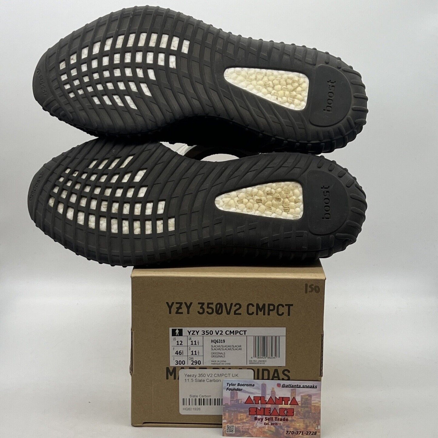 Size 12 - adidas Yeezy Boost 350 V2 CMPCT Slate Carbon Brown (HQ6319)