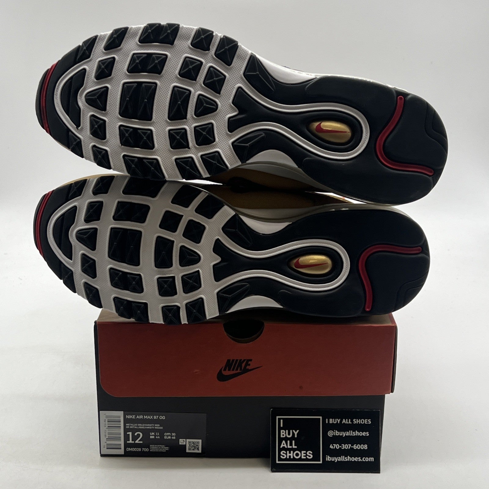 Size 12 - Nike Air Max 97 OG 2023 Metallic Gold (DM0028-700)