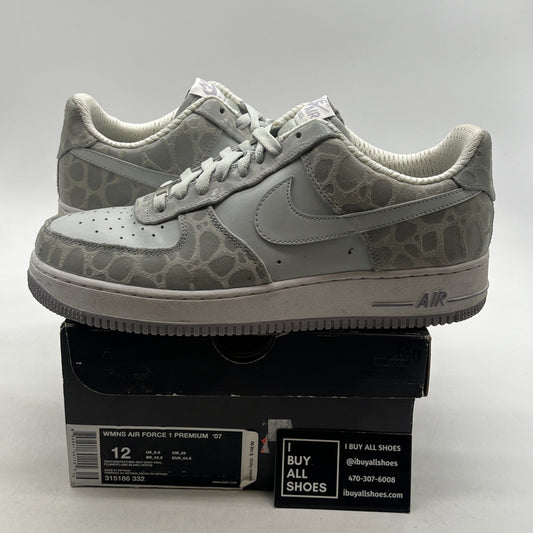 Size 12 - Nike Air Force 1 '07 Low Gray W (315186-332)