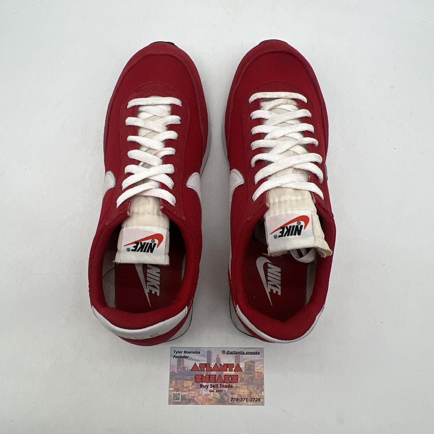 Size 9 - Nike Air Tailwind 79 Gym Red White Suede (487754-602)