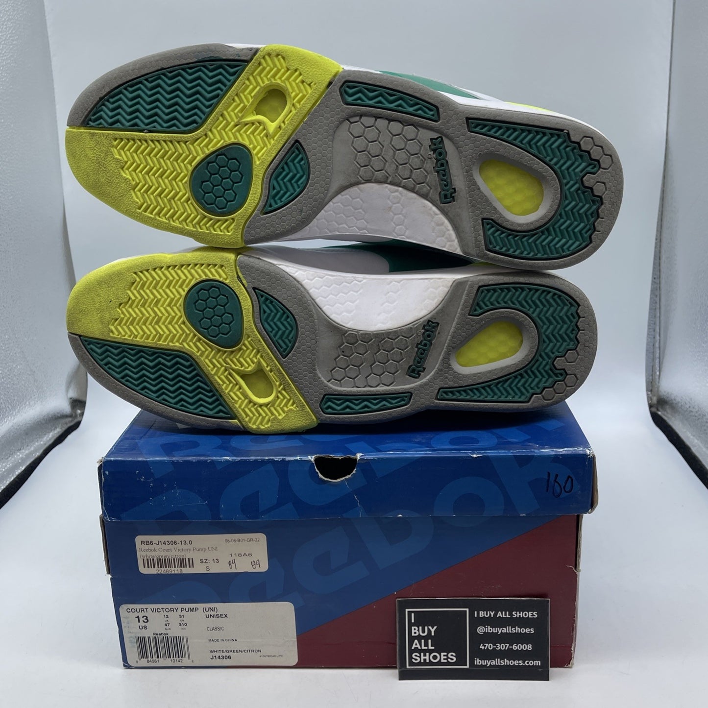 Size 13 - Reebok Court Victory Pump x Michael Chang White 2013 (J14306)