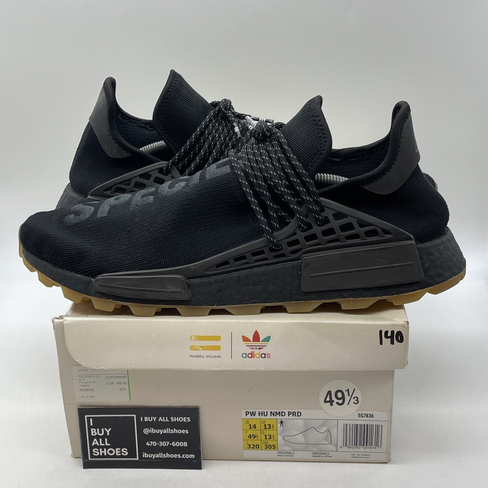 Size 14 - adidas Pharrell x NMD Human Race Trail PRD Infinite Species EG7836