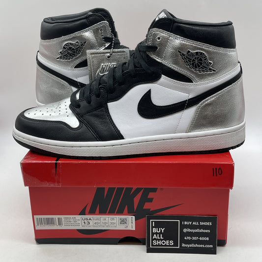 Size 13 - Air Jordan 1 High OG Metallic Silver (CD0461-001)