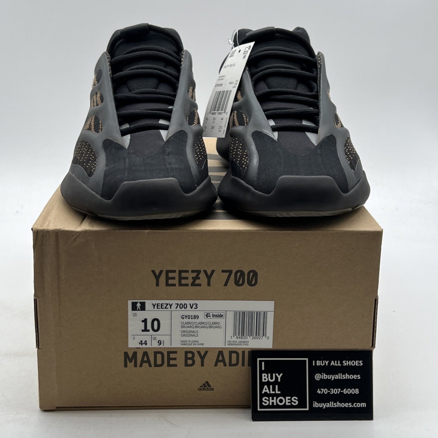 Size 10 - adidas Yeezy 700 V3 Clay Brown (GY0189)