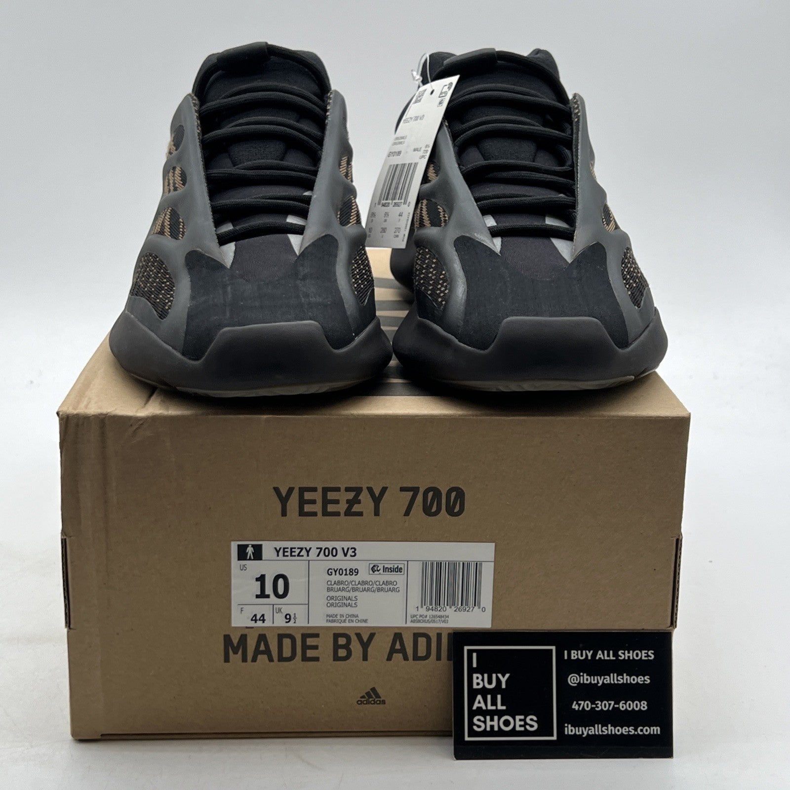 Size 10 - adidas Yeezy 700 V3 Clay Brown (GY0189)