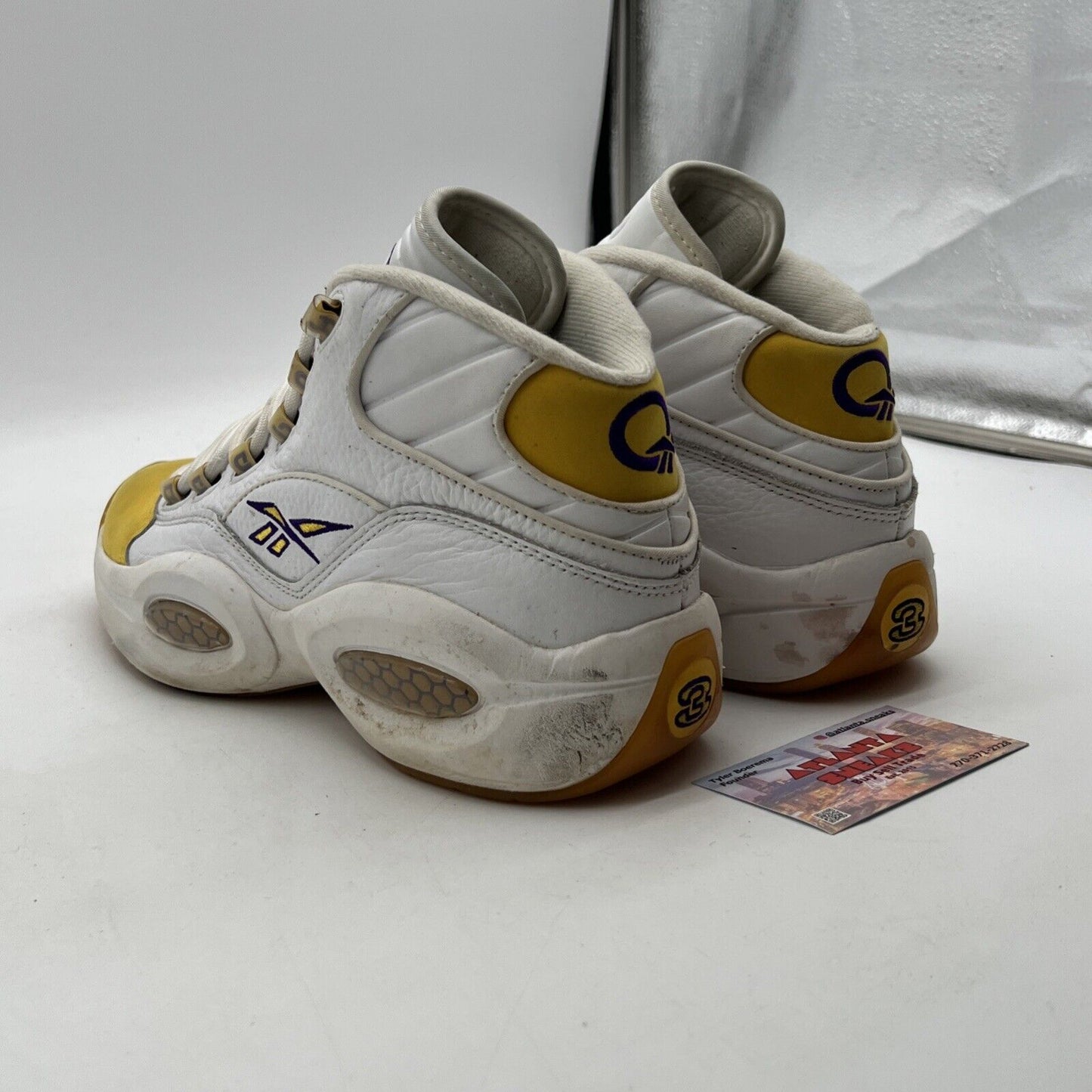 Size 9 - Reebok Question Mid Yellow Toe (FX4278)