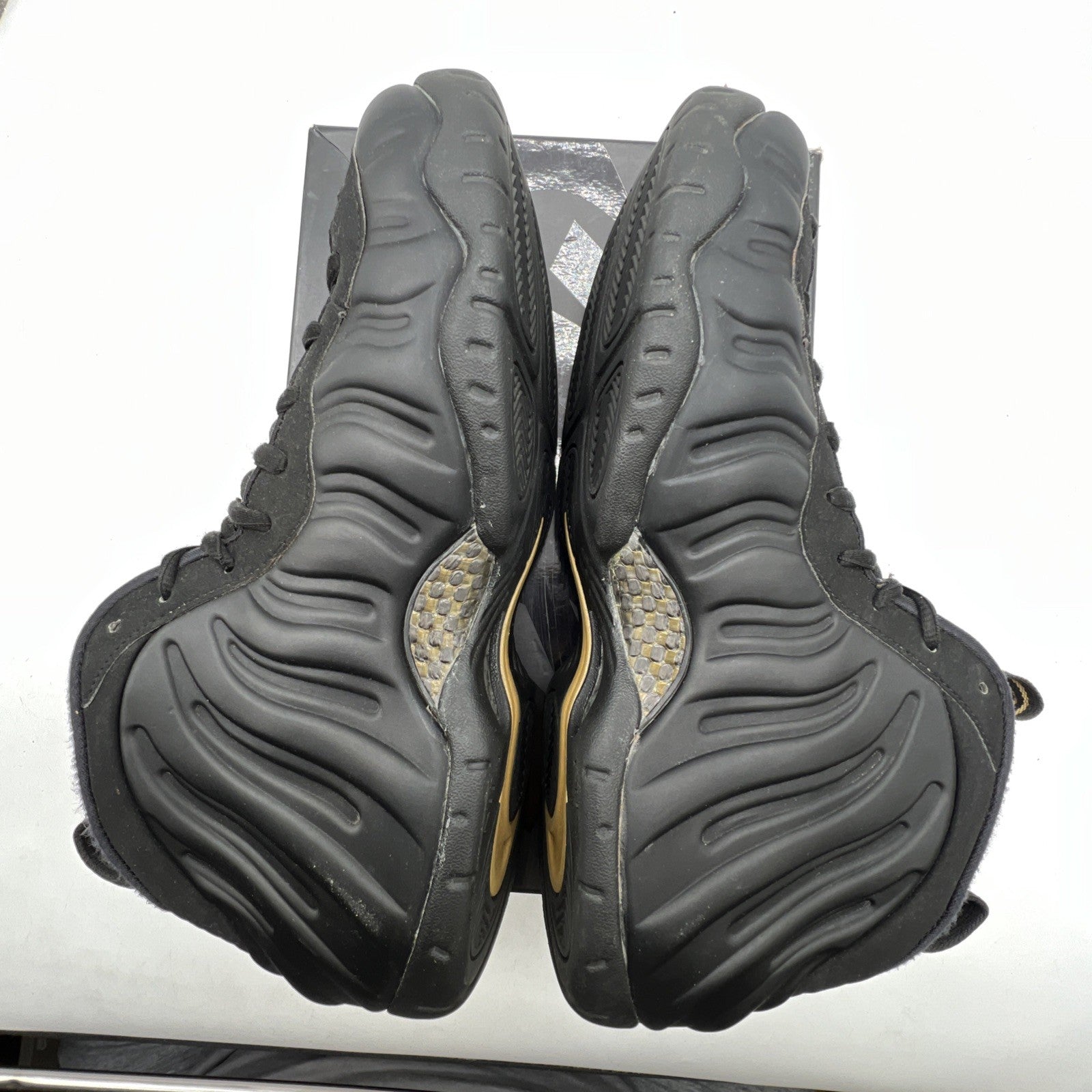 Size 11.5 - Nike Air Foamposite Pro Black Metallic Gold (624041-009)