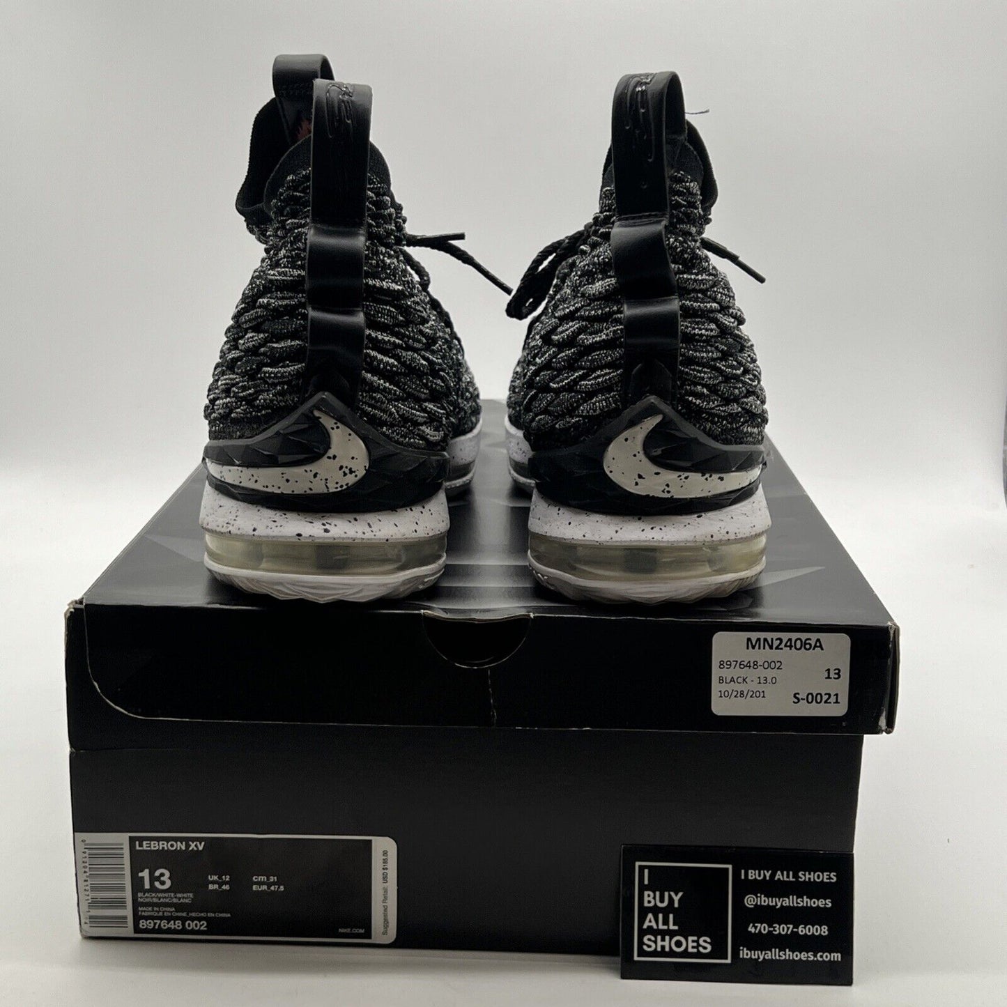 Size 13 - Nike LeBron 15 Ashes - (897648-002)
