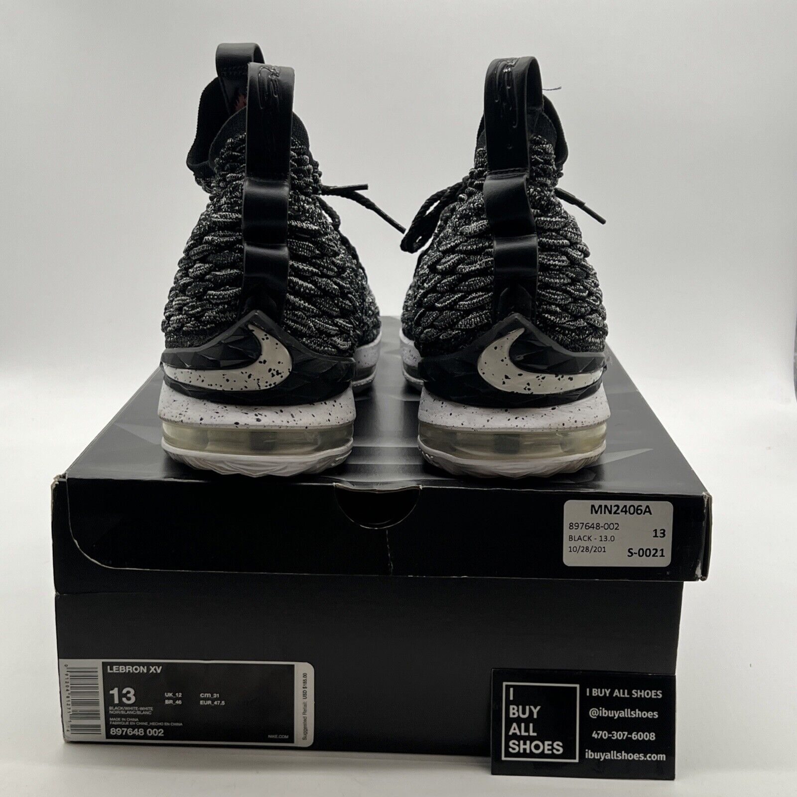 Size 13 - Nike LeBron 15 Ashes - (897648-002)