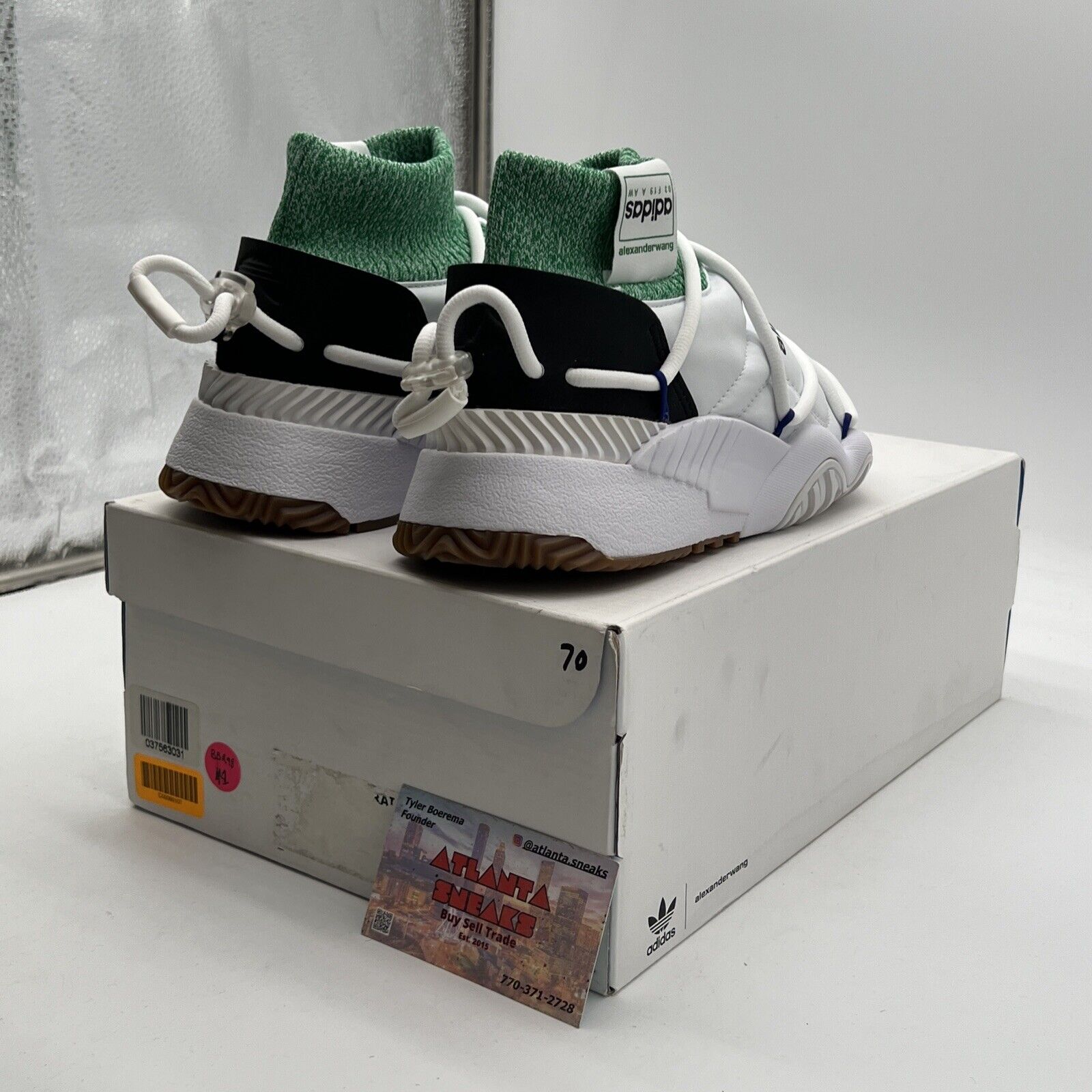 Size 4.5 - adidas Alexander Wang x Puff Trainer Core White