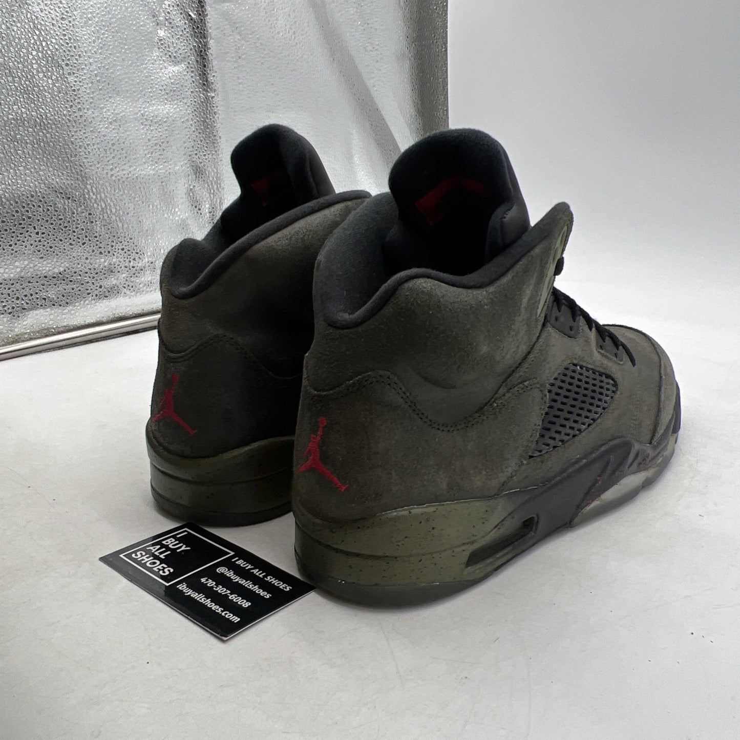Size 10.5 - Air Jordan 5 Retro Fear (626971-350)