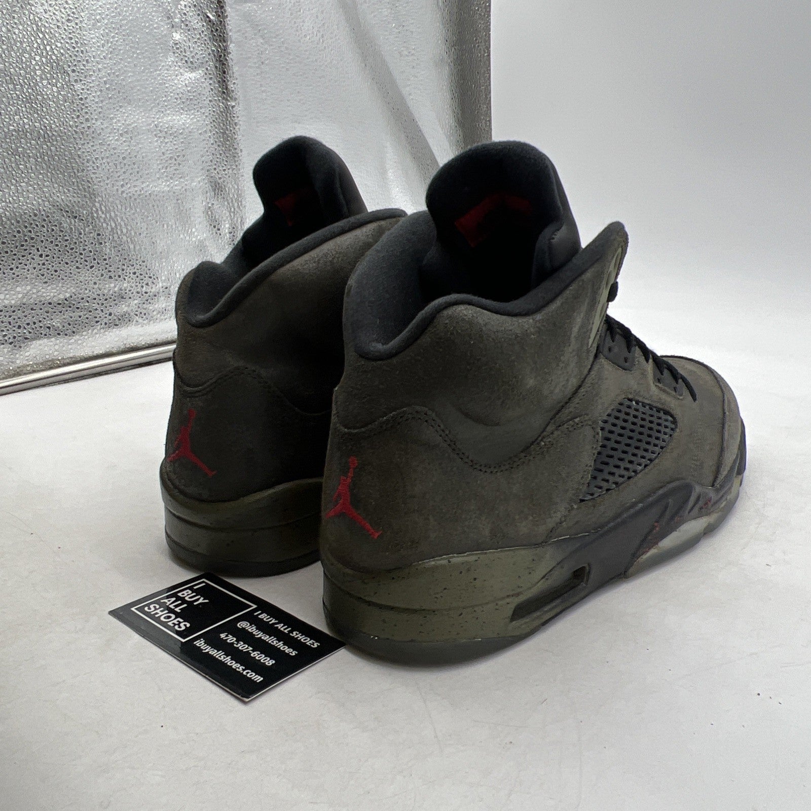Size 10.5 - Air Jordan 5 Retro Fear (626971-350)
