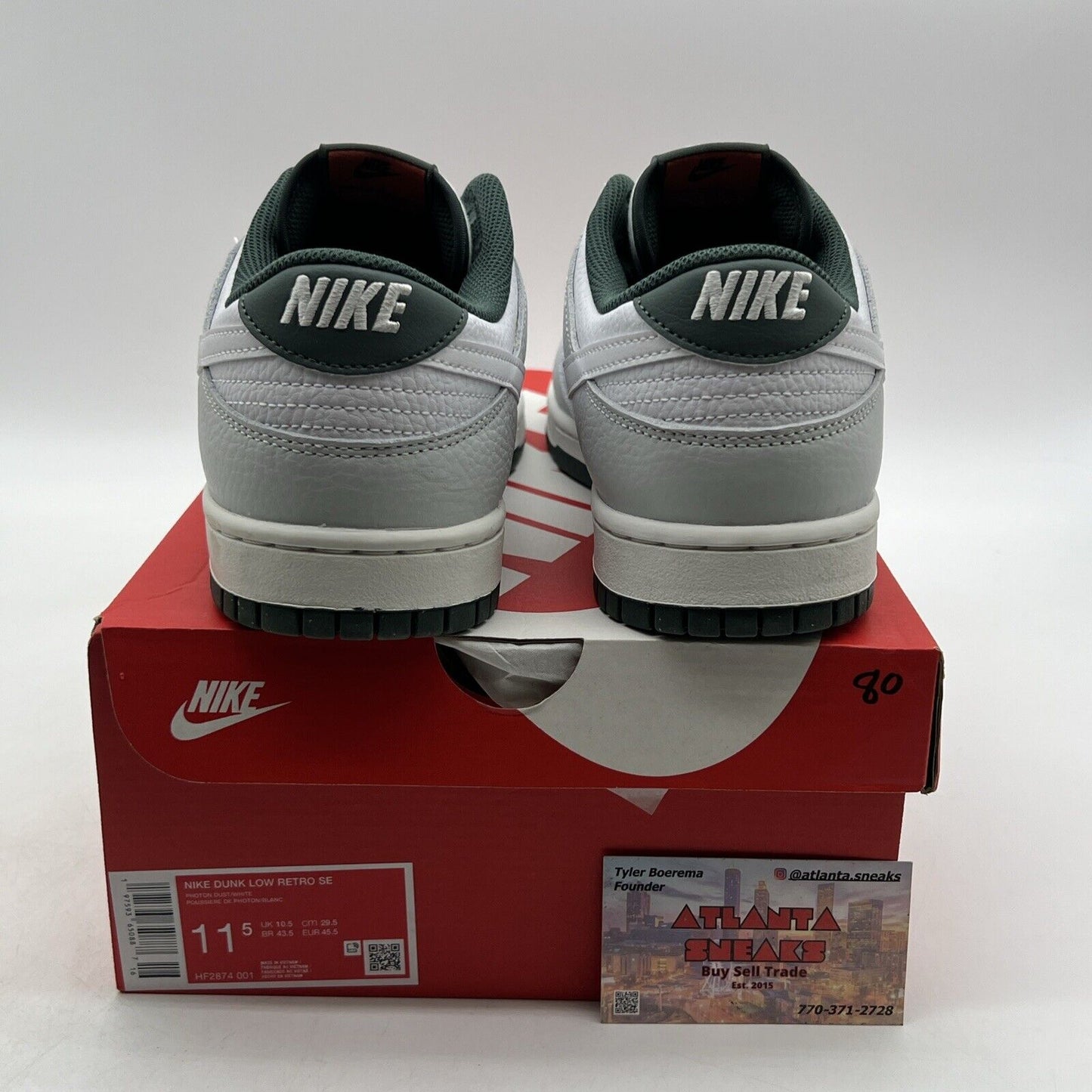 Size 11.5 - Nike Dunk SE Low Photon Dust Vintage Green (HF2874-001)