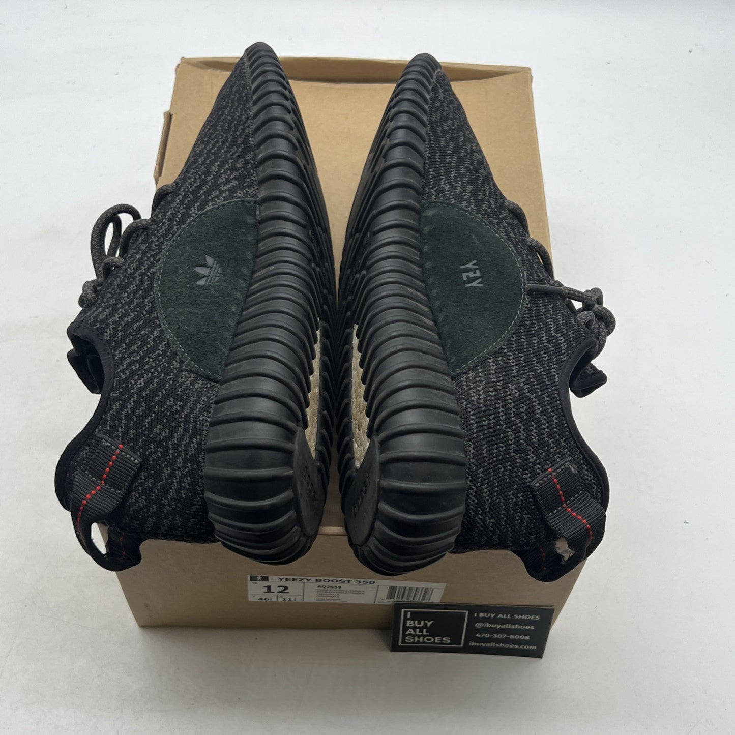 Size 12 - adidas Yeezy Boost 350 2015 Pirate Black (AQ2659)
