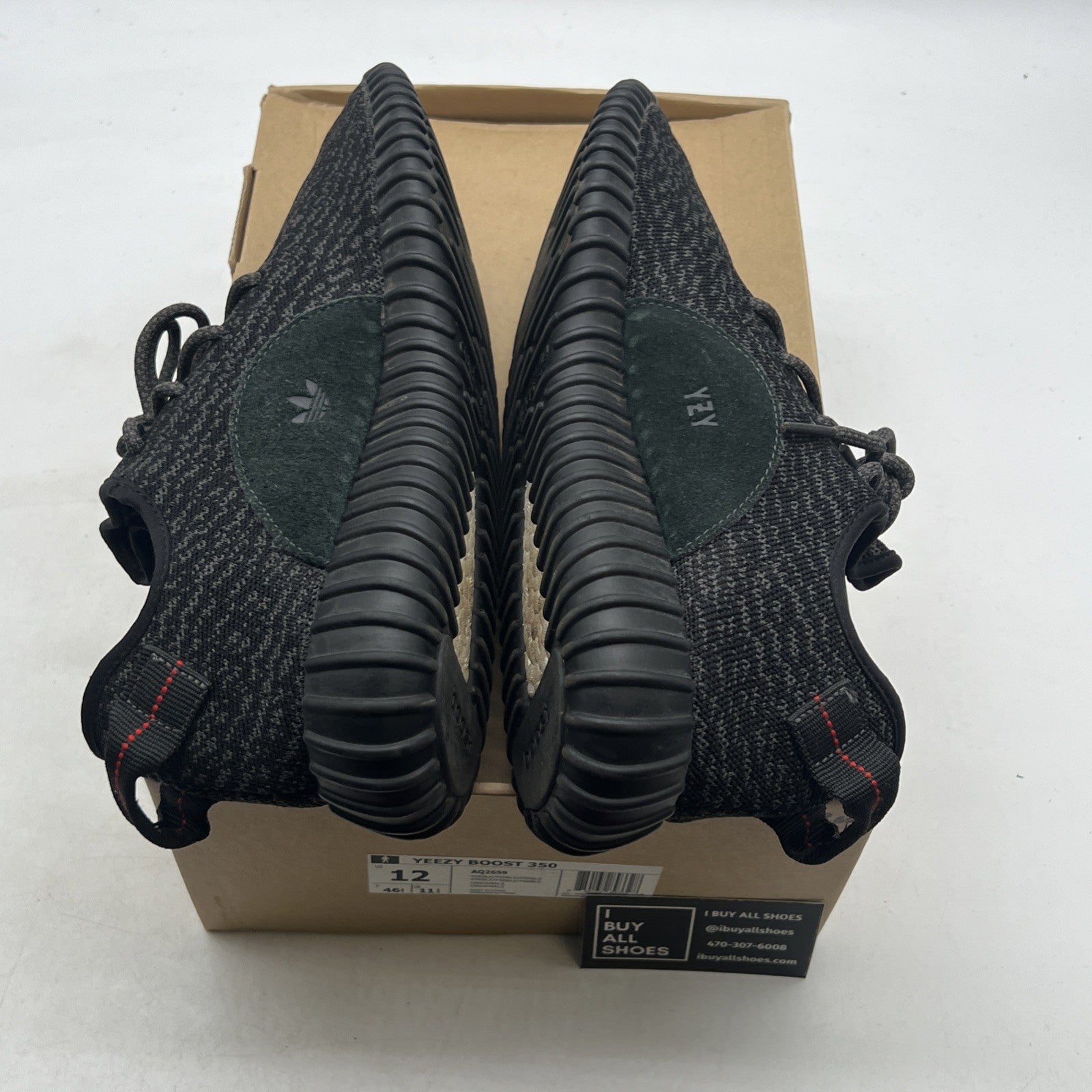Size 12 - adidas Yeezy Boost 350 2015 Pirate Black (AQ2659)