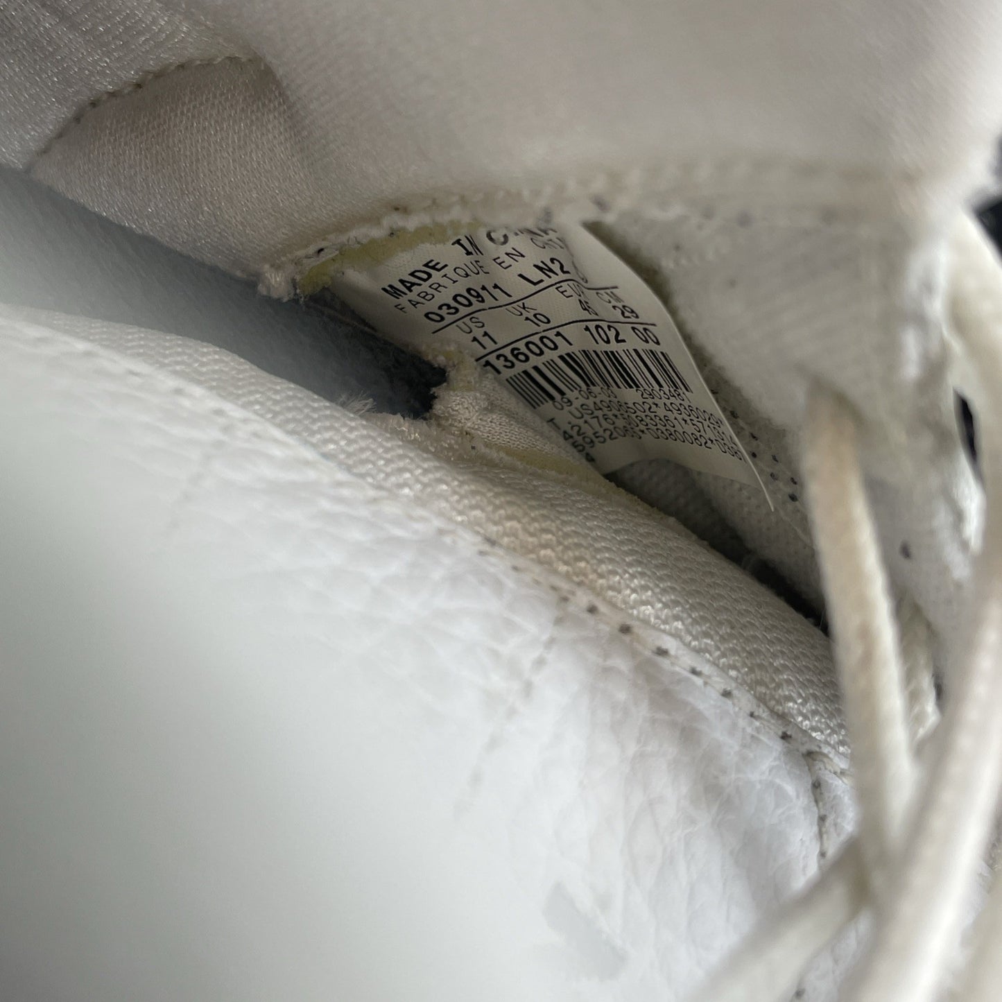 Size 11 - Air Jordan 12 Retro Flint Frey White Leather (136001-102)