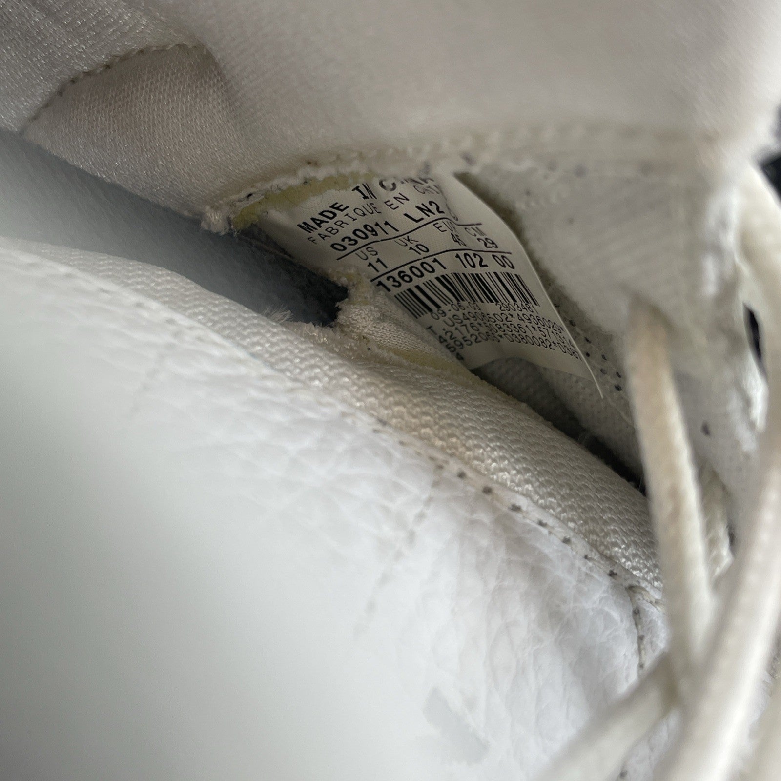 Size 11 - Air Jordan 12 Retro Flint Frey White Leather (136001-102)