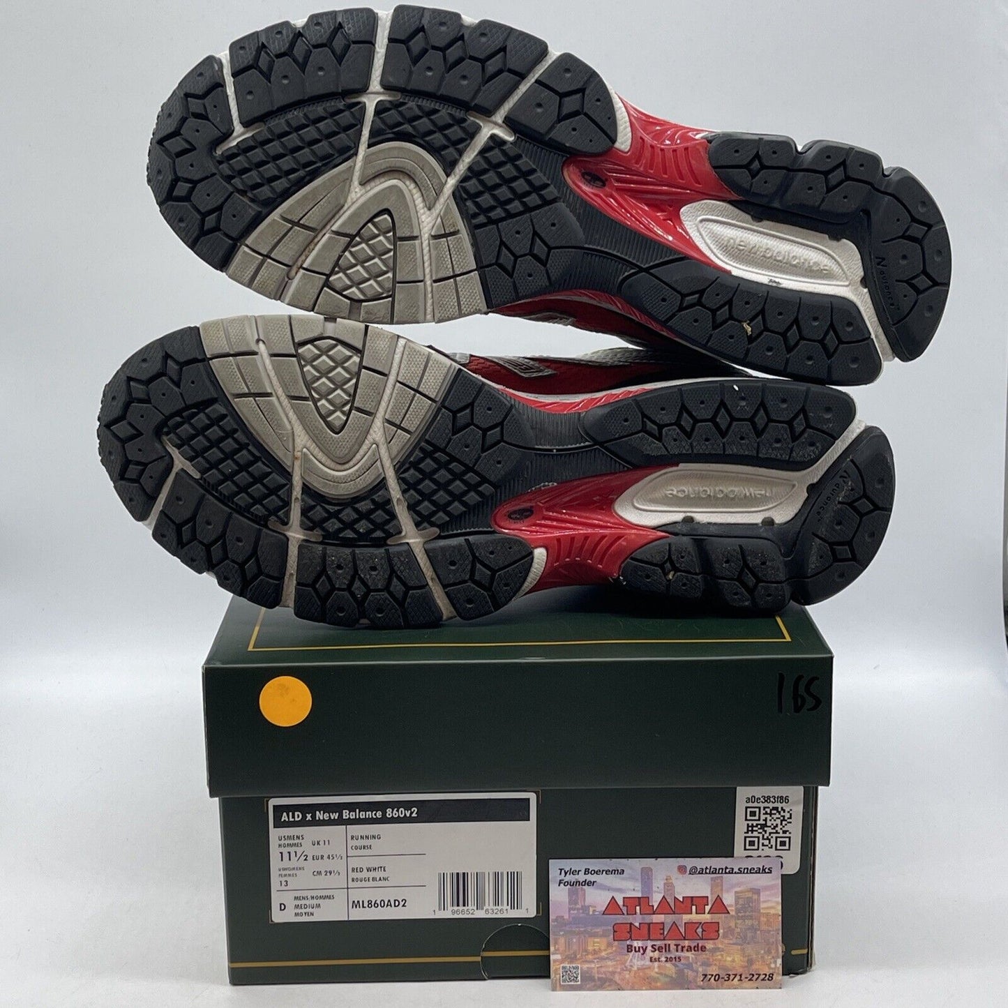 Size 11.5 - New Balance Aimé Leon Dore x 860v2 Red Grey Black (ML860AD2)