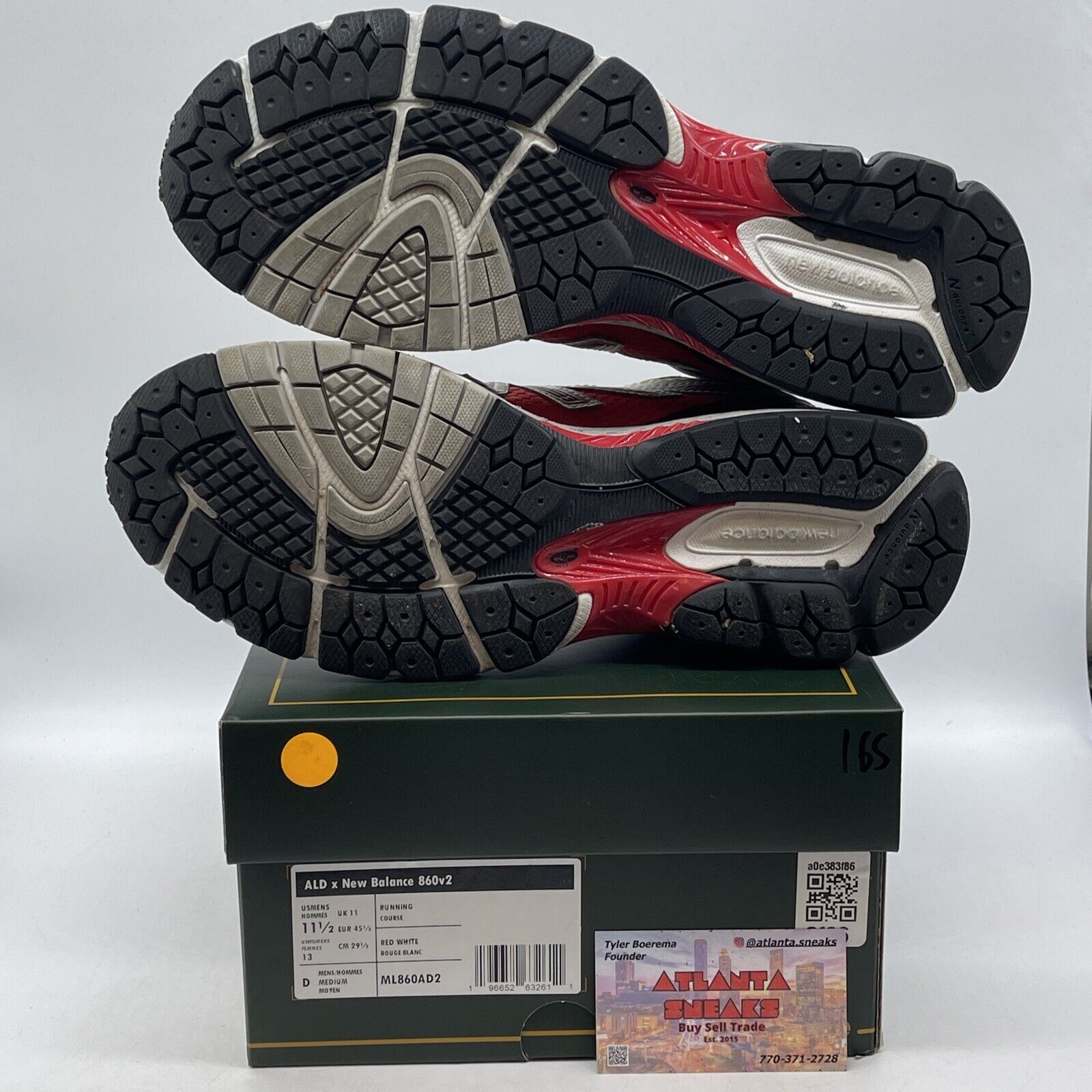 Size 11.5 - New Balance Aimé Leon Dore x 860v2 Red Grey Black (ML860AD2)