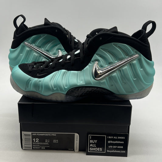 Size 12 - Nike Air Foamposite Pro Island Green (624041-303)