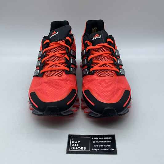 Size 13 - adidas Springblade Infrared Orange Black Suede Leather (G66971)