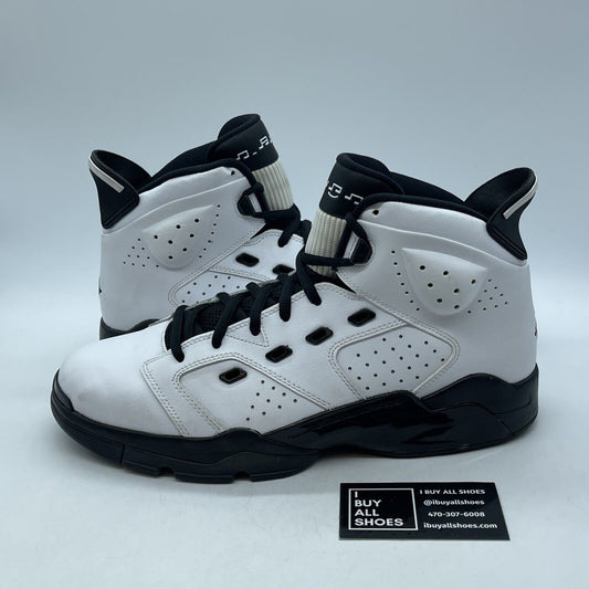 Size 12 - Nike Air Jordan 6-17-23 Motorsports White Black Sneakers (DC7330-100)